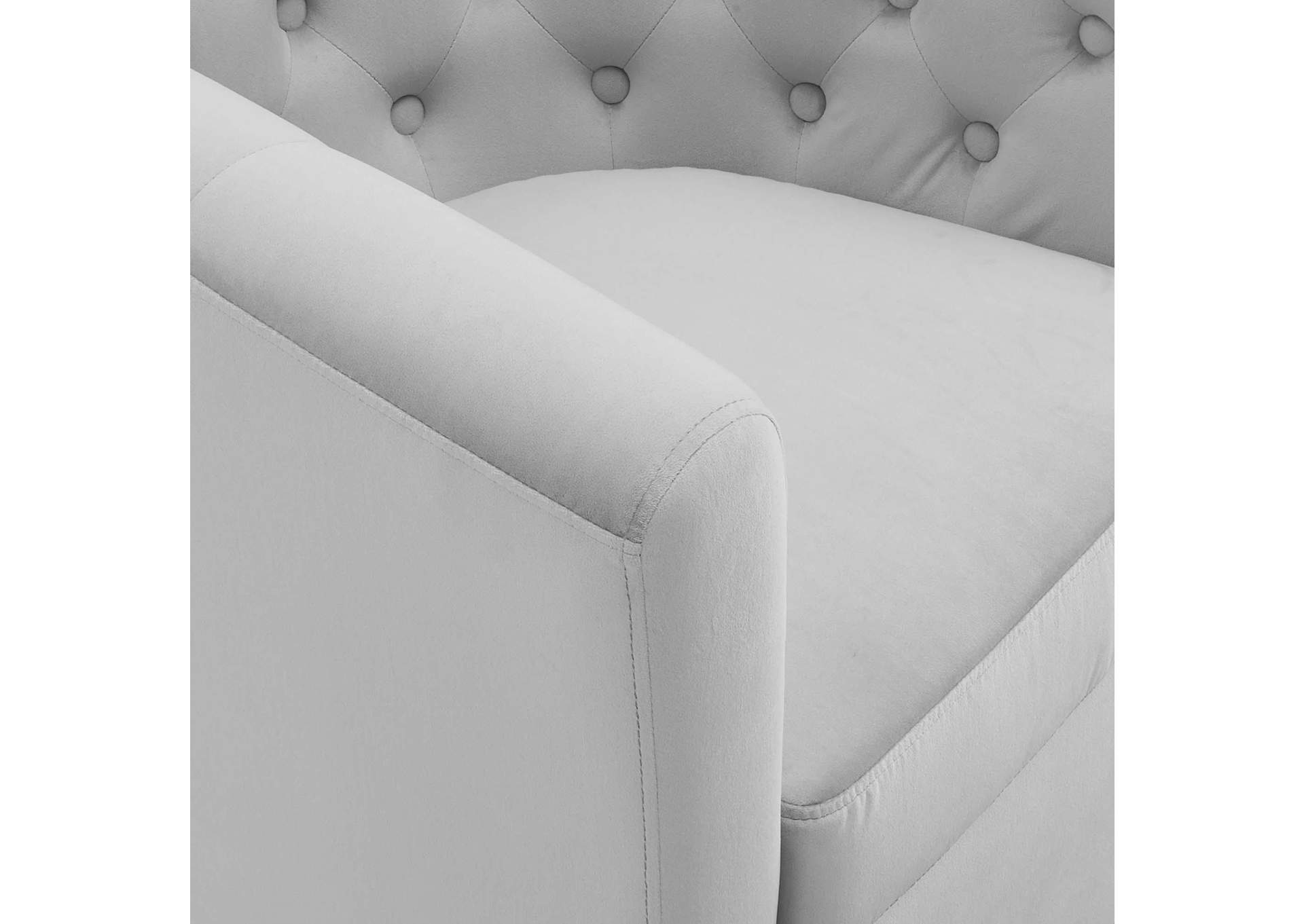 Prospect Tufted Performance Velvet Swivel Armchair image 6