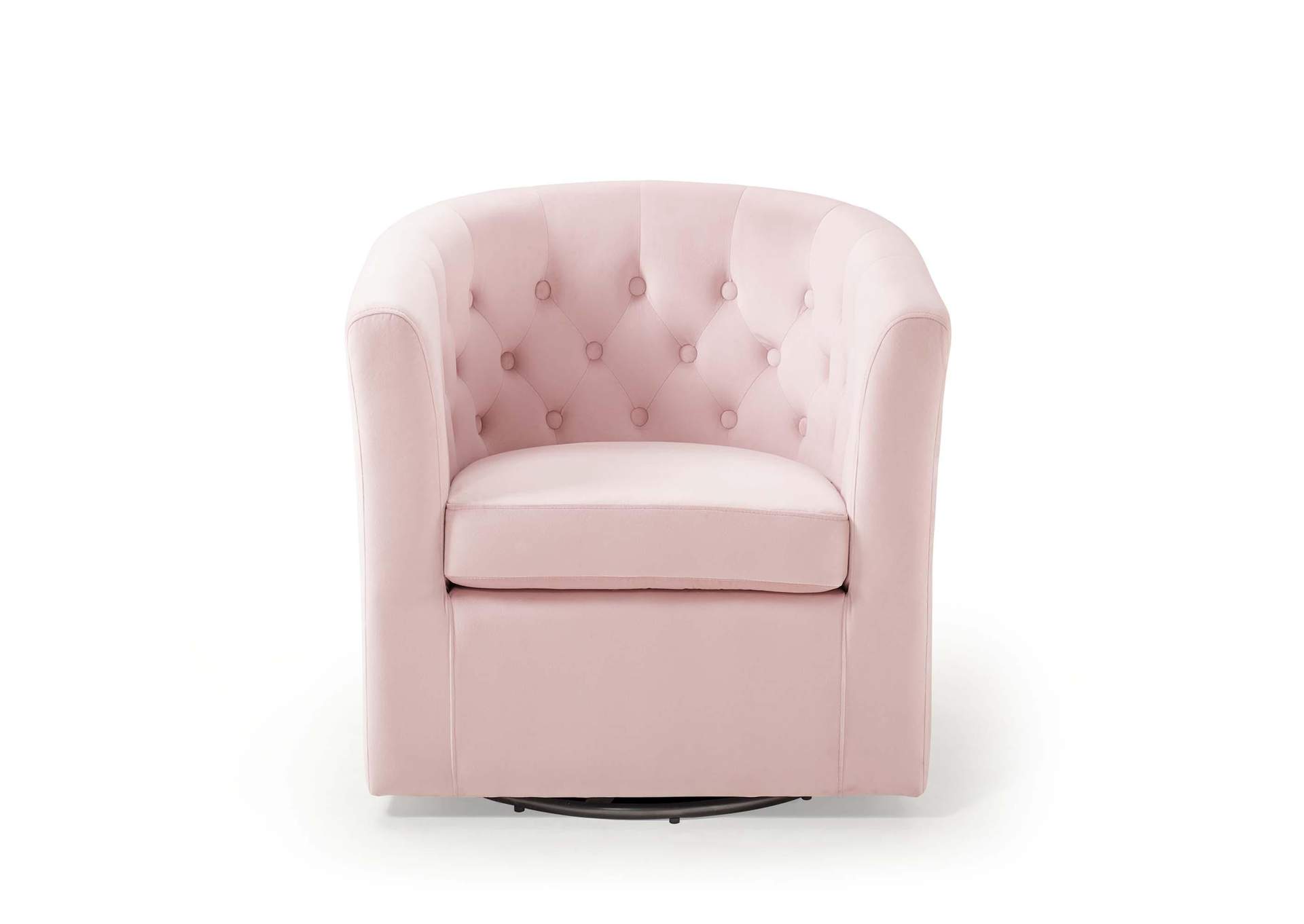 Prospect Tufted Performance Velvet Swivel Armchair image 5
