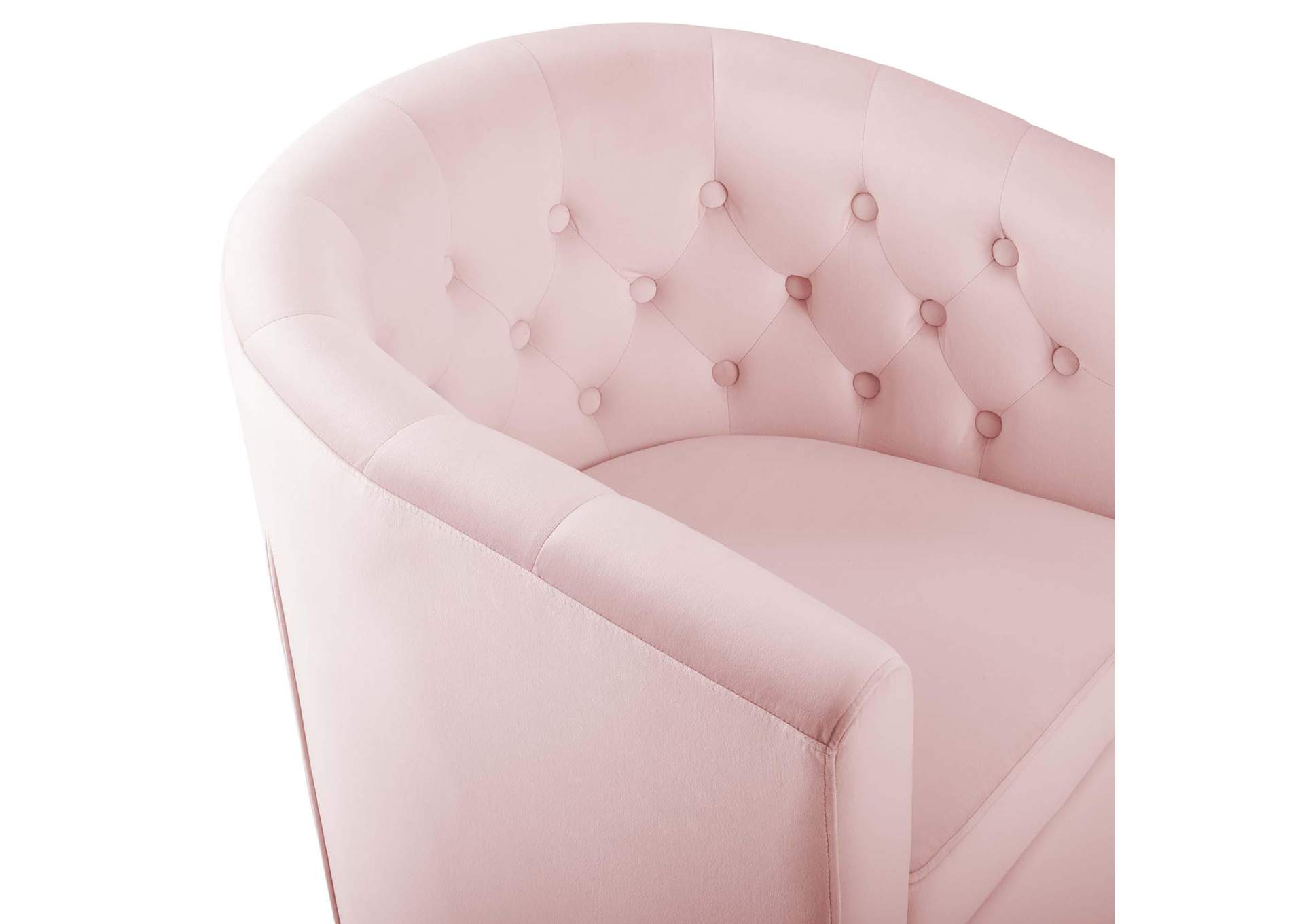 Prospect Tufted Performance Velvet Swivel Armchair image 6