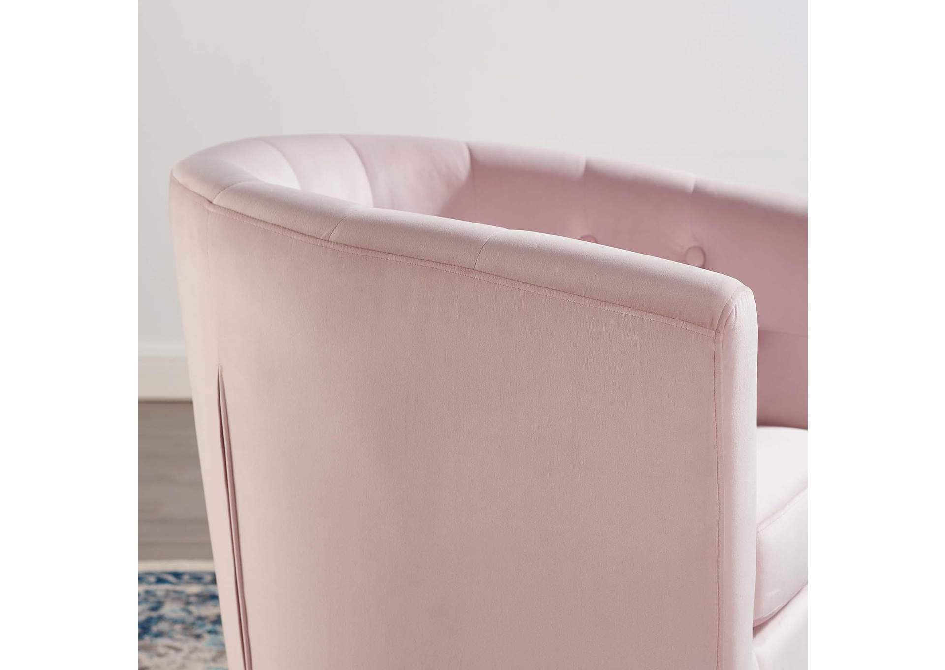 Prospect Tufted Performance Velvet Swivel Armchair image 7