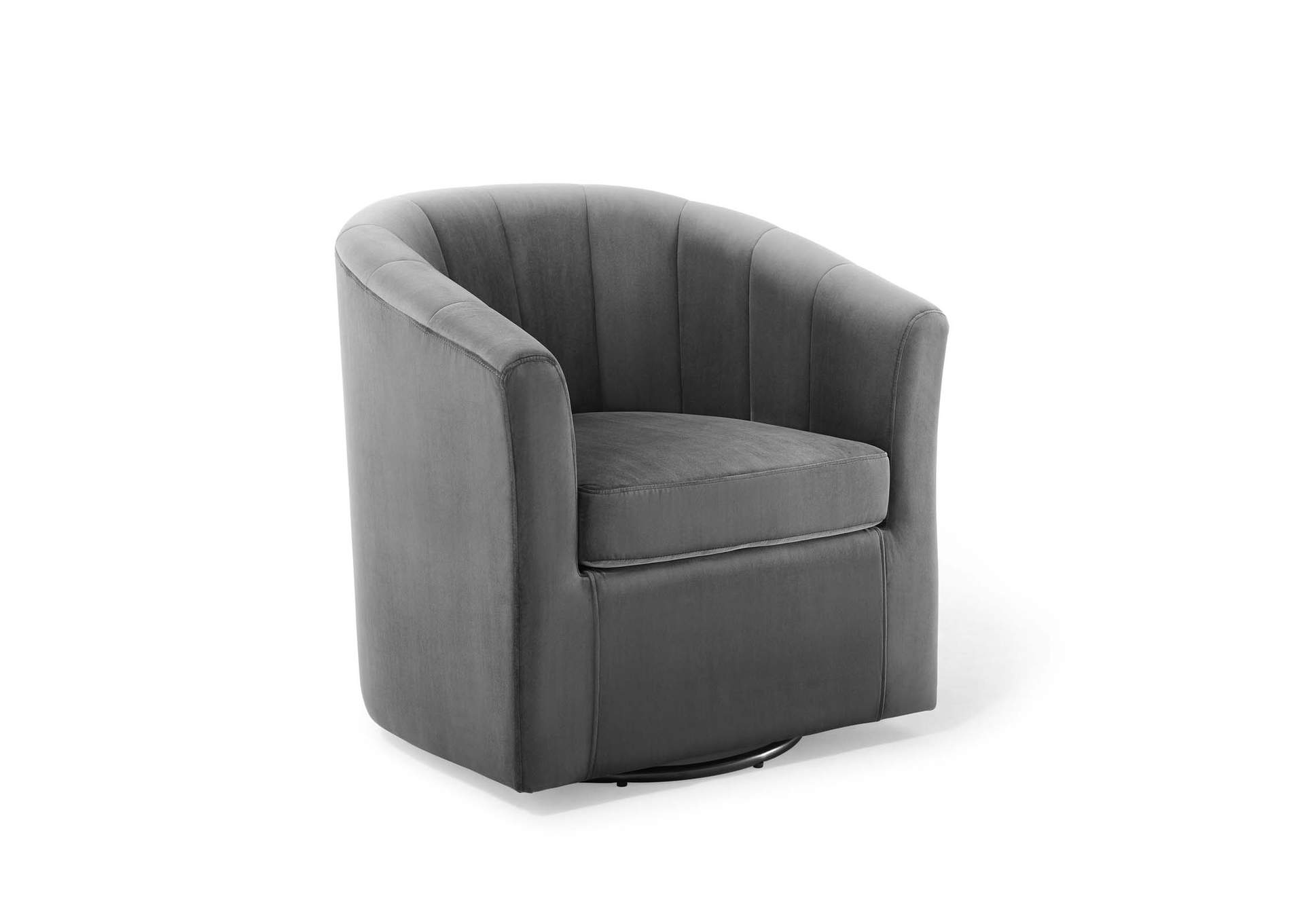 Prospect Performance Velvet Swivel Armchair By Modway image 1