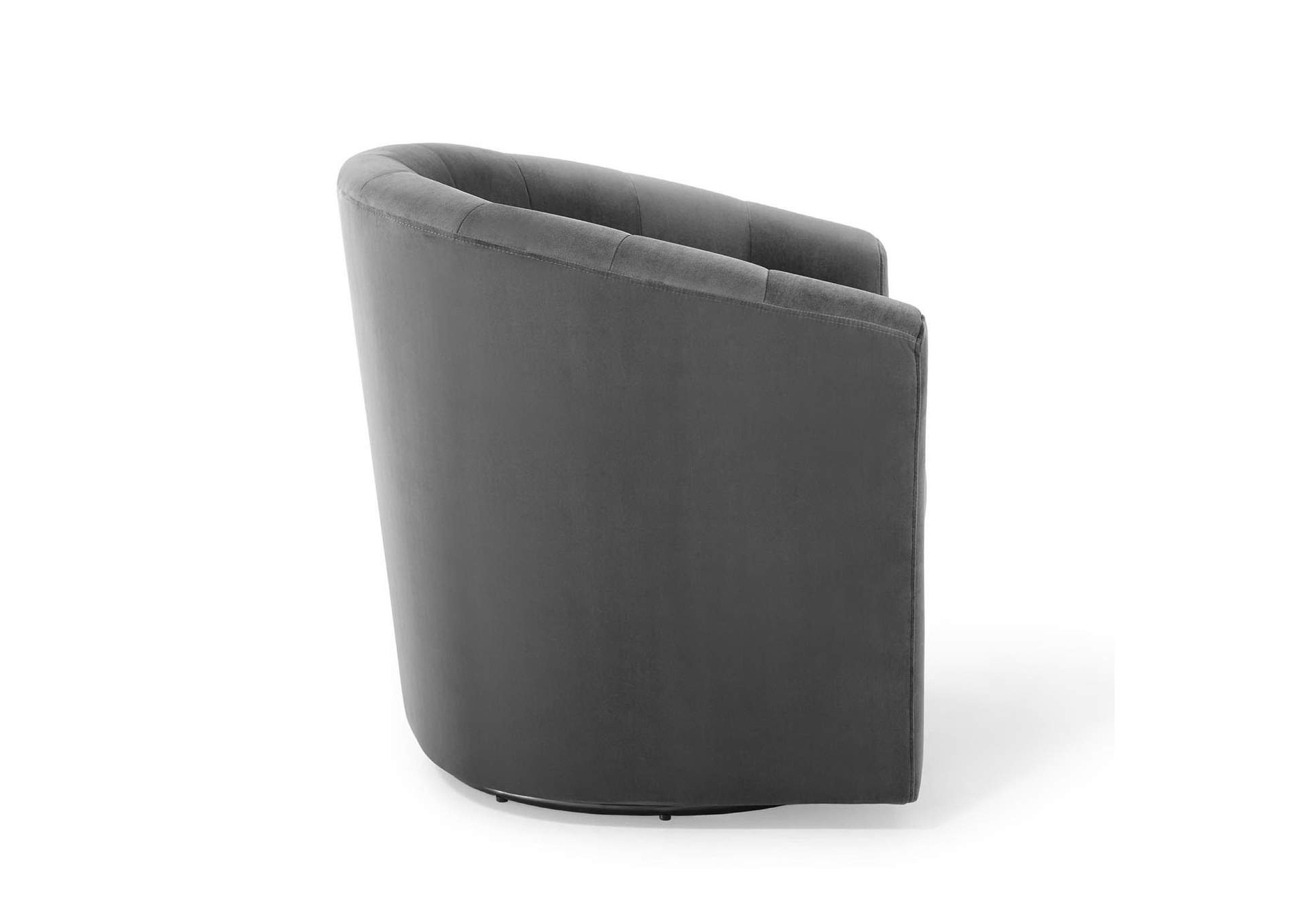 Prospect Performance Velvet Swivel Armchair image 3