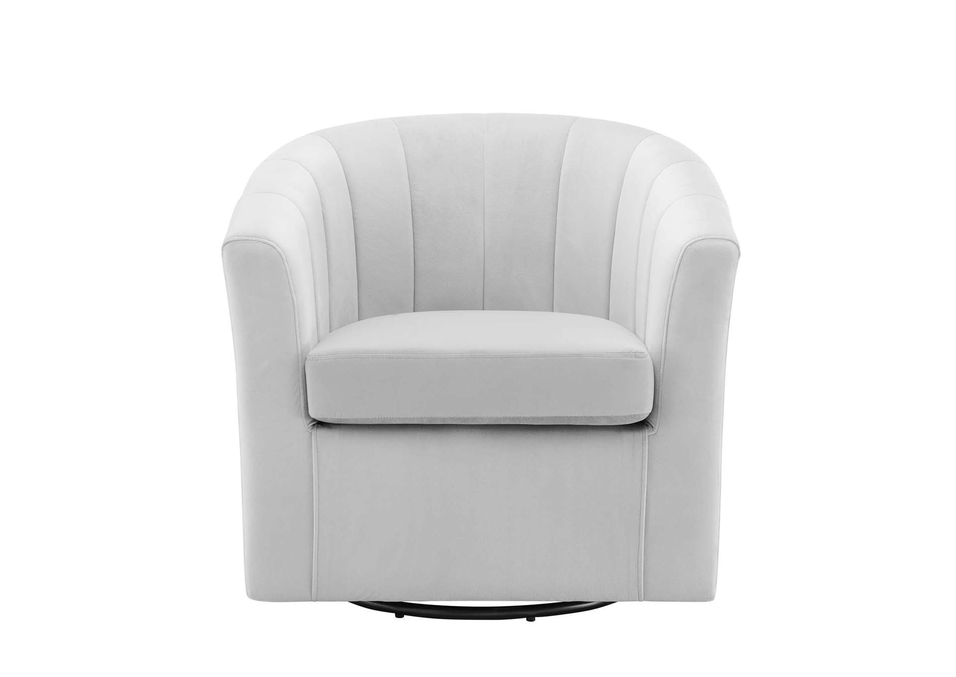 Prospect Performance Velvet Swivel Armchair image 5