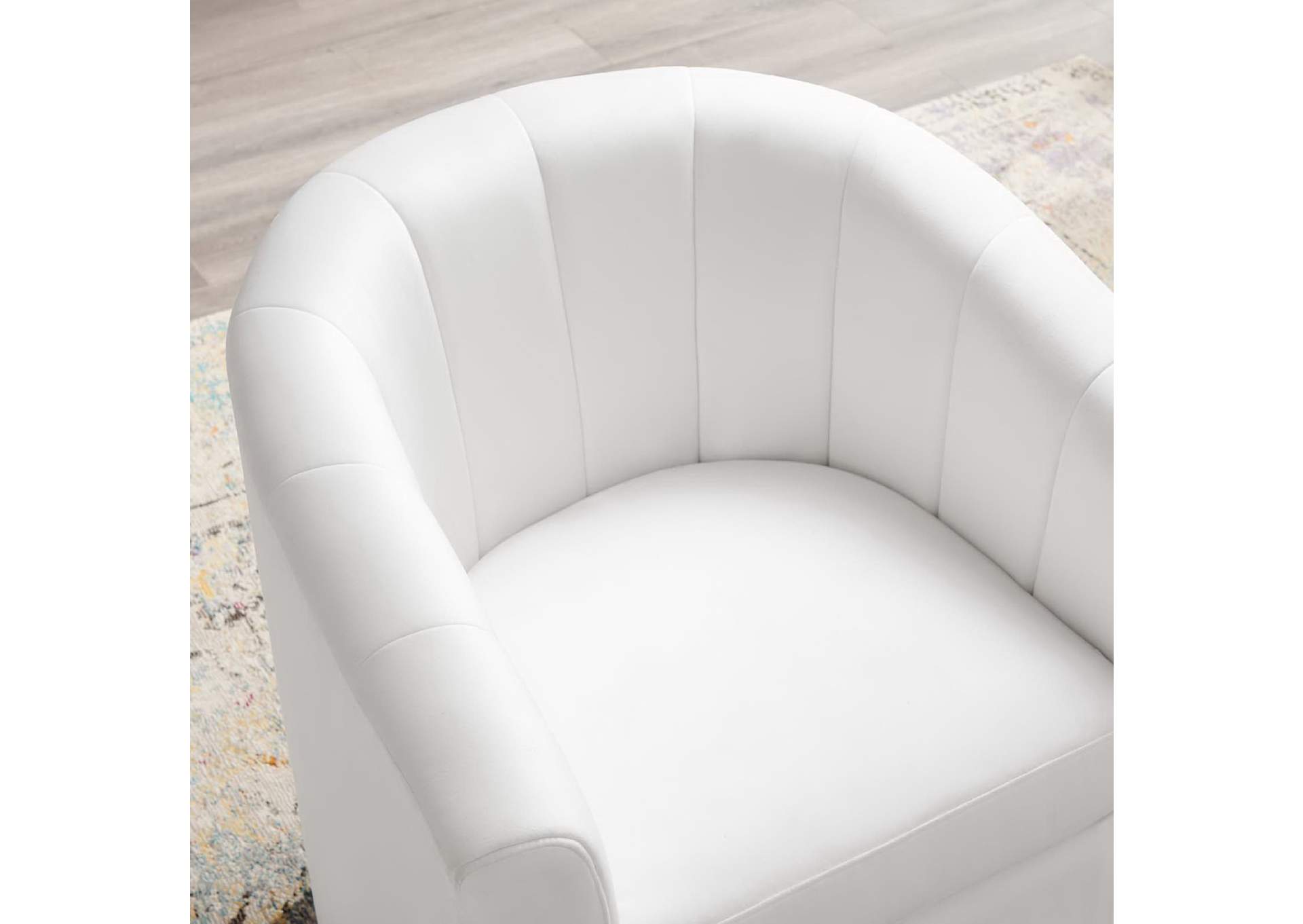 Prospect Performance Velvet Swivel Armchair image 7