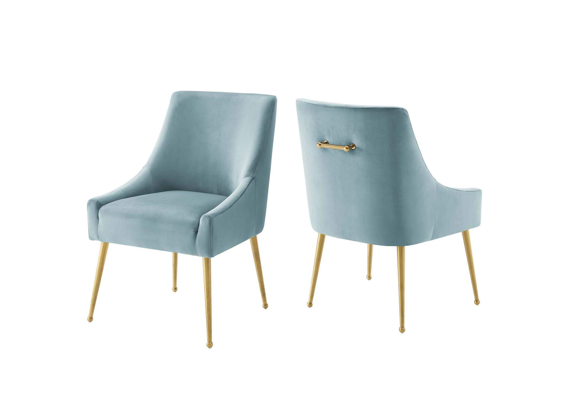 Discern Upholstered Performance Velvet Dining Chair Set Of 2 By Modway image 1
