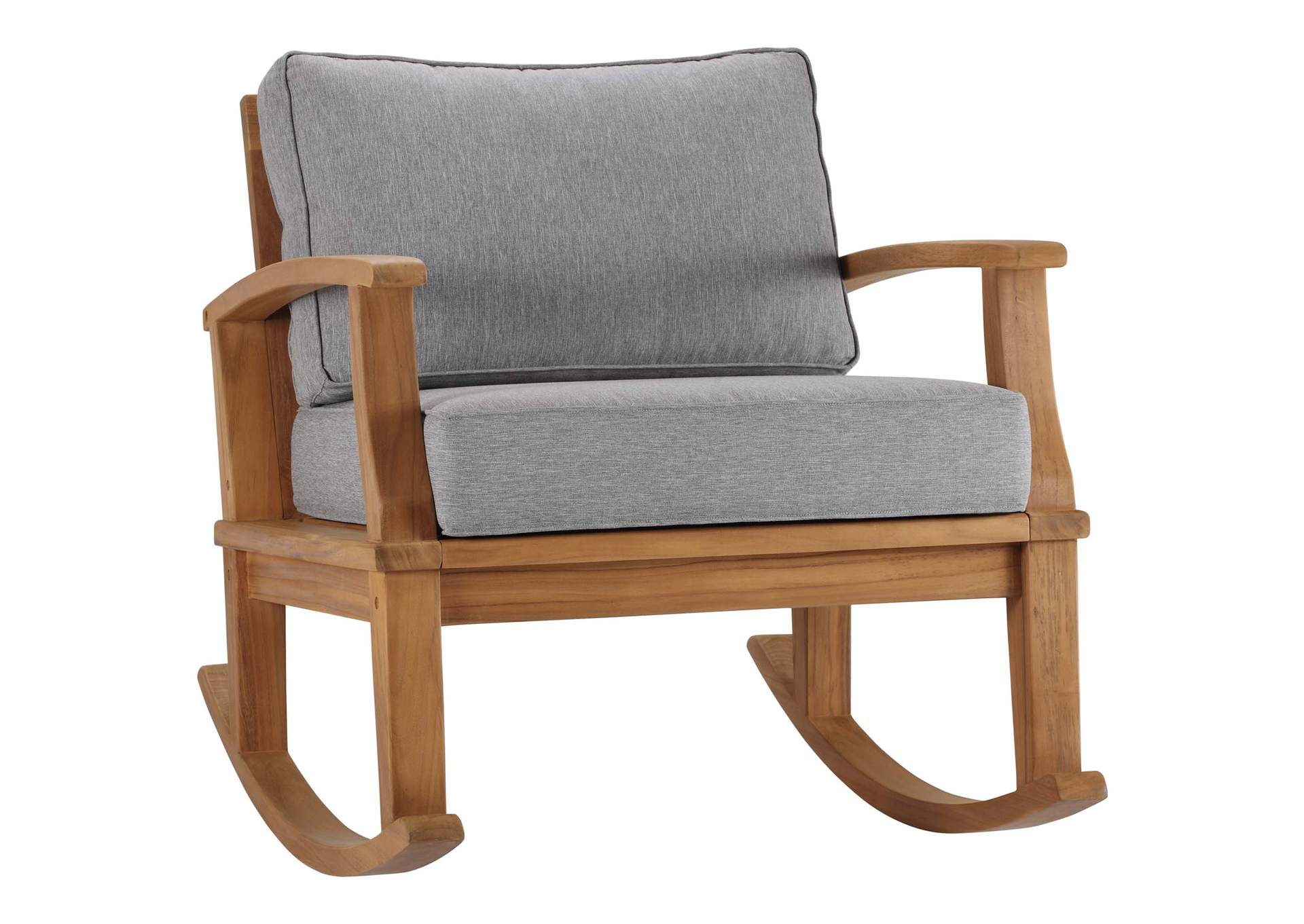 Marina Outdoor Patio Teak Rocking Chair By Modway