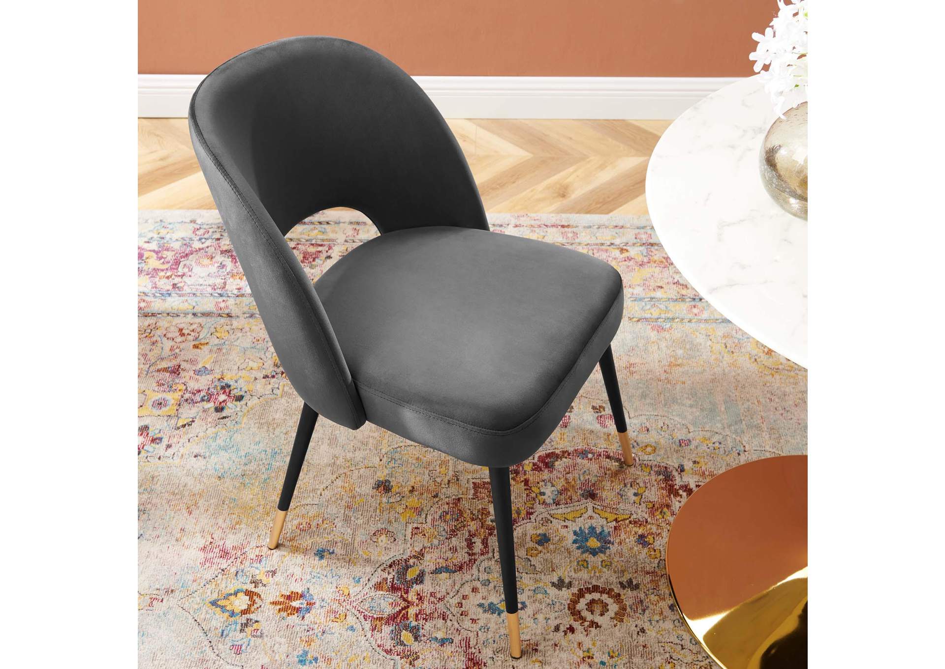 Rouse Performance Velvet Dining Side Chair image 7