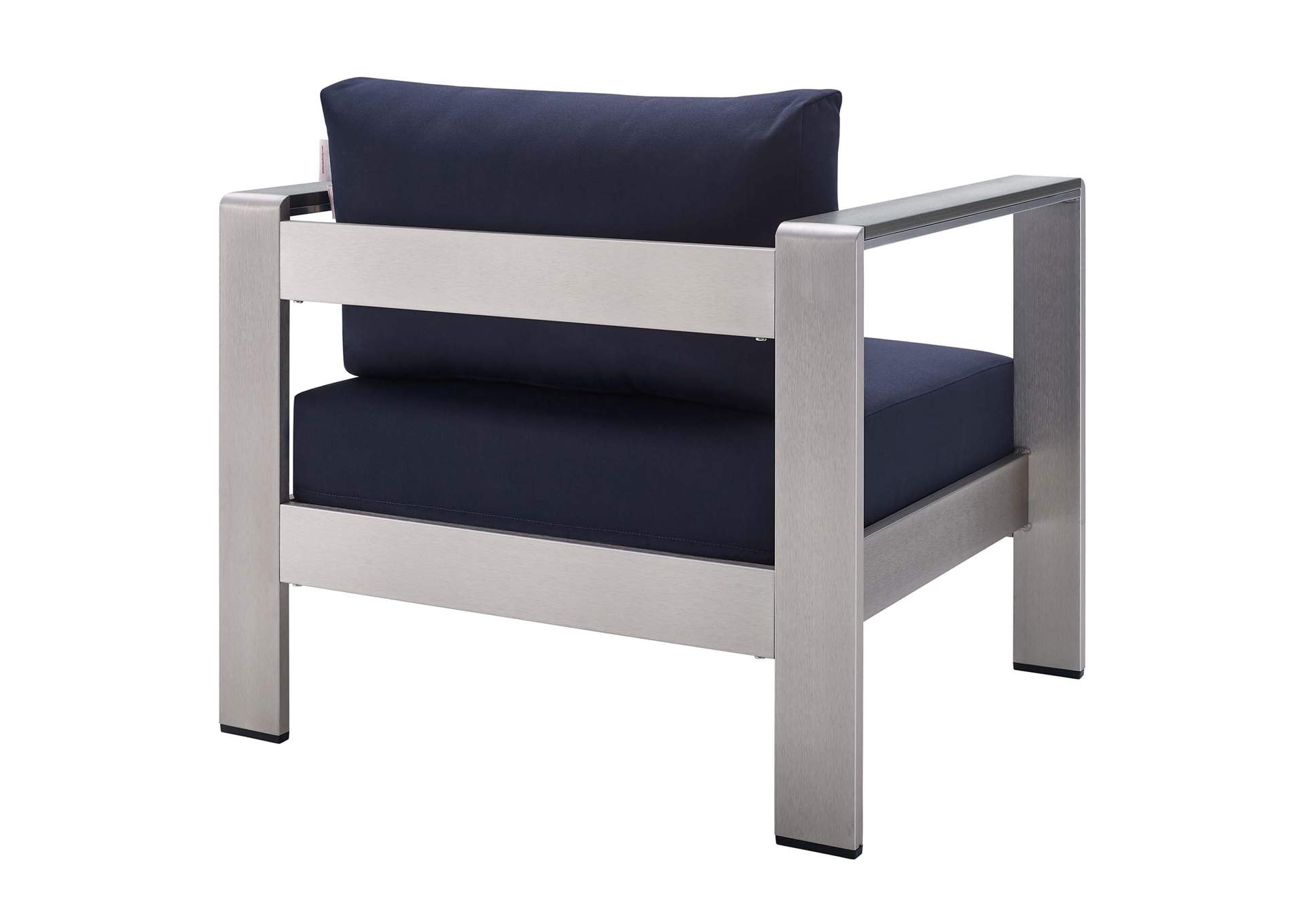 Shore Sunbrella® Fabric Aluminum Outdoor Patio Armchair