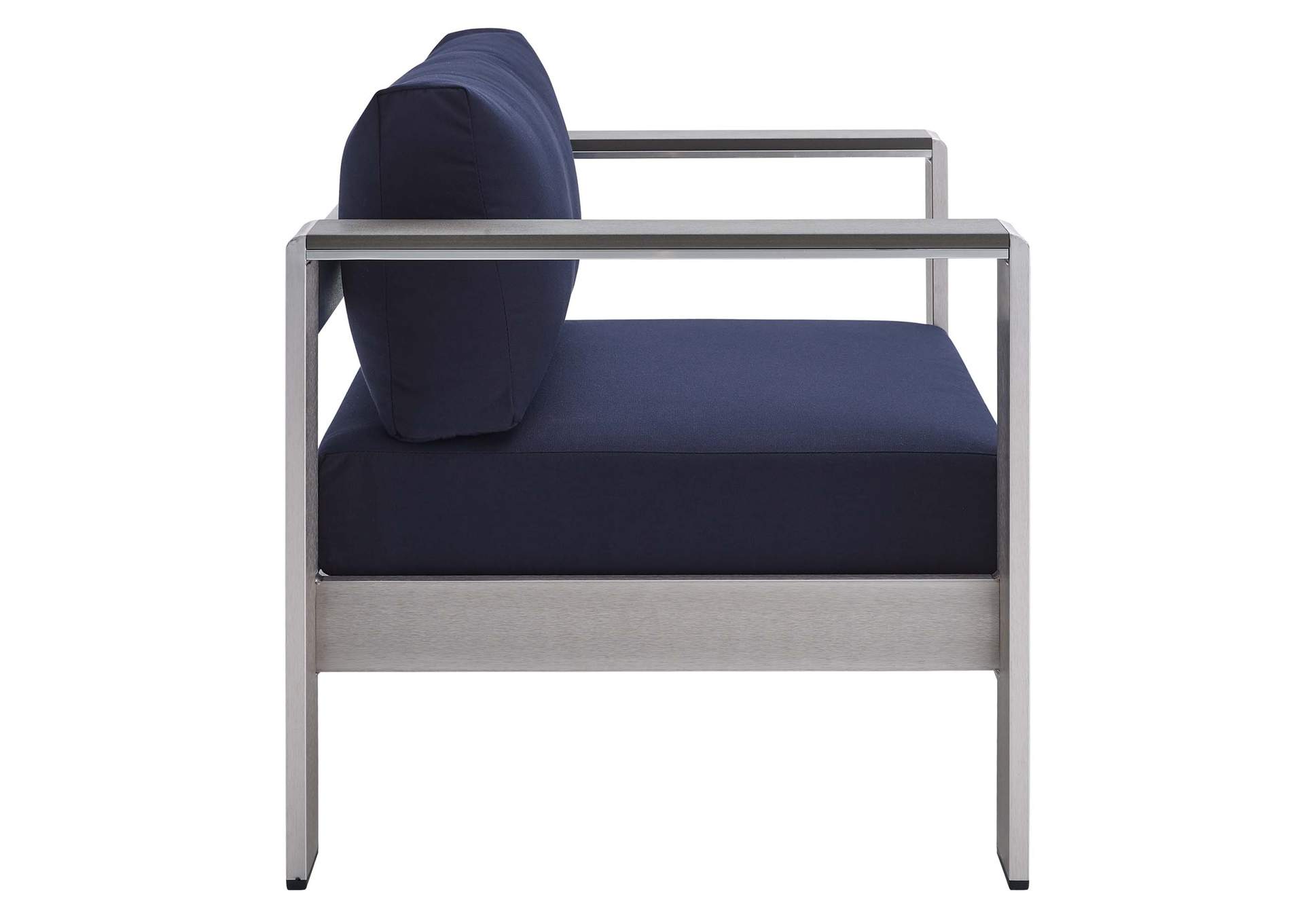 Shore Sunbrella® Fabric Outdoor Patio Aluminum 4 Piece Set