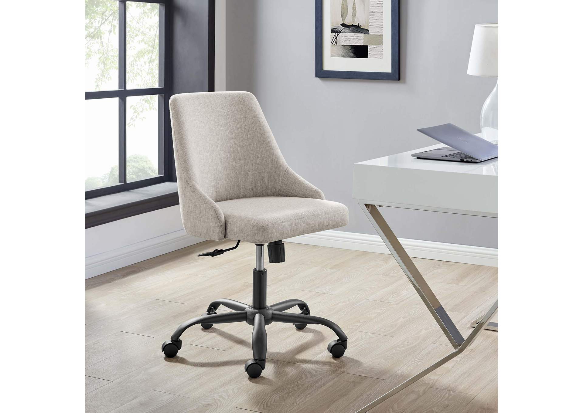 Designate Swivel Upholstered Office Chair By Modway image 9