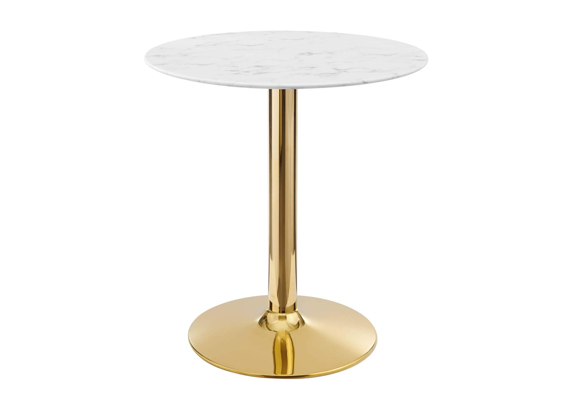 Verne 28" Artificial Marble Dining Table By Modway