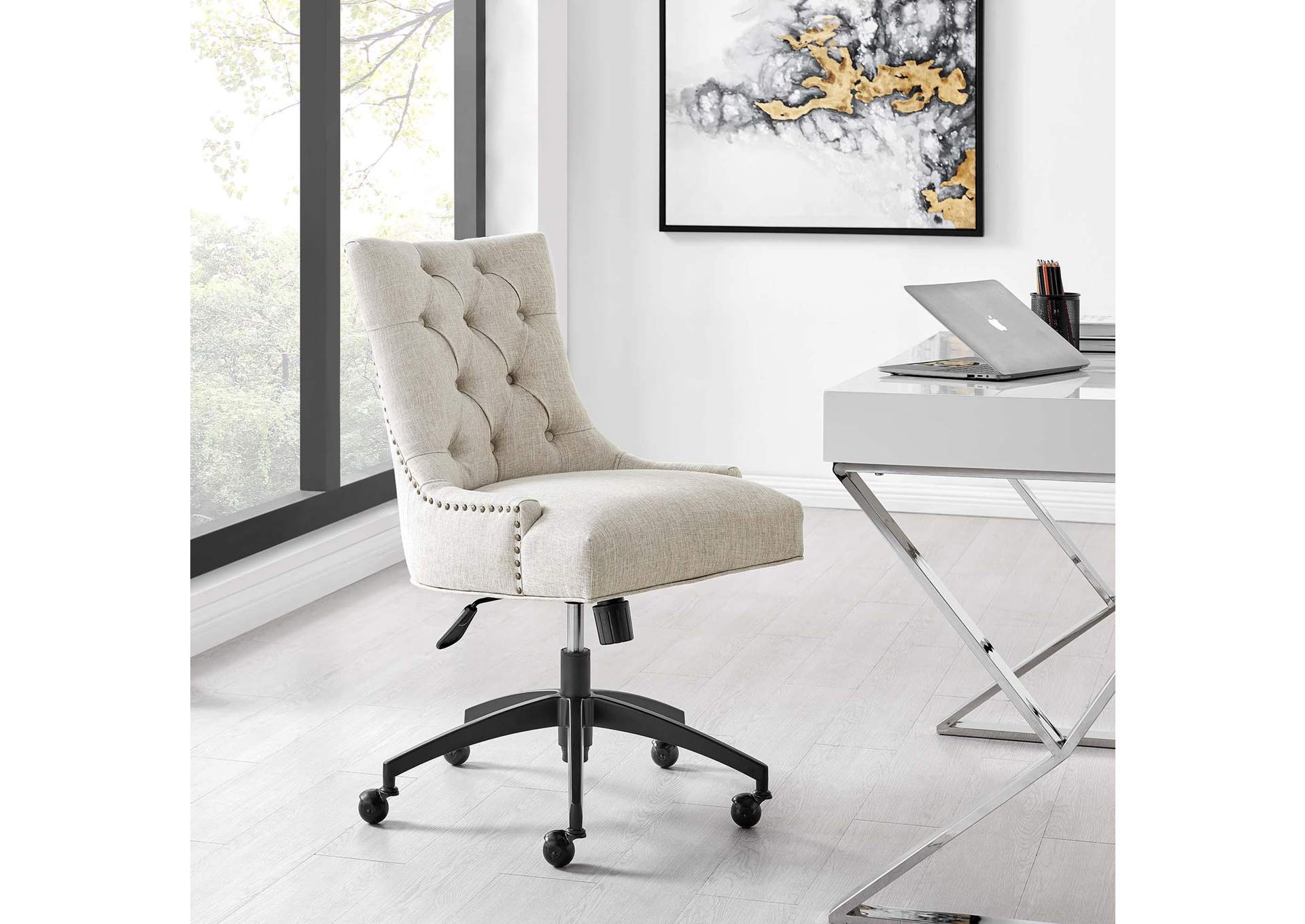 Regent Tufted Fabric Office Chair image 10