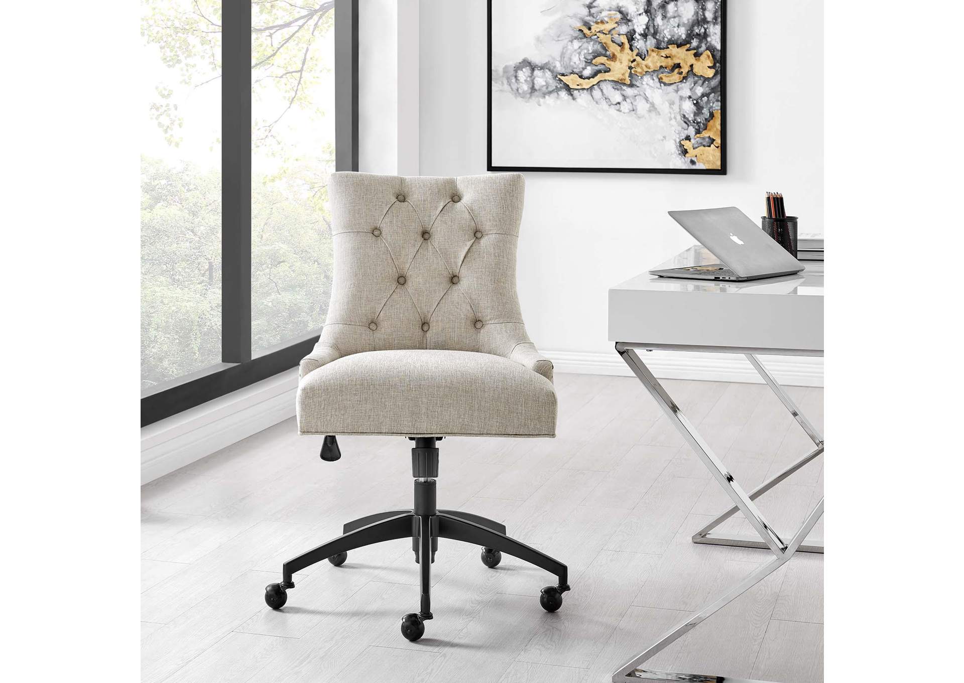 Regent Tufted Fabric Office Chair By Modway image 9