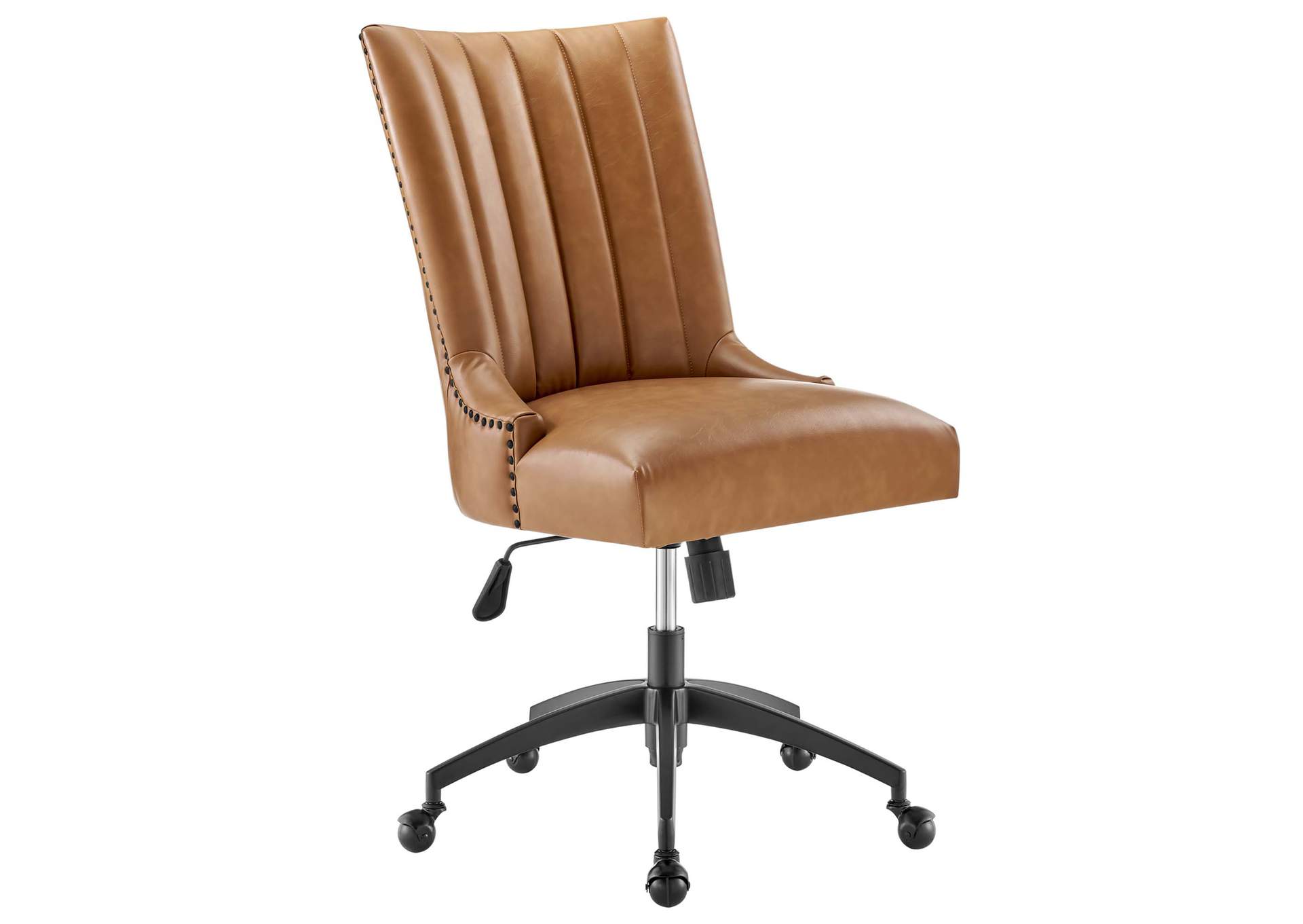 Empower Channel Tufted Vegan Leather Office Chair By Modway image 1