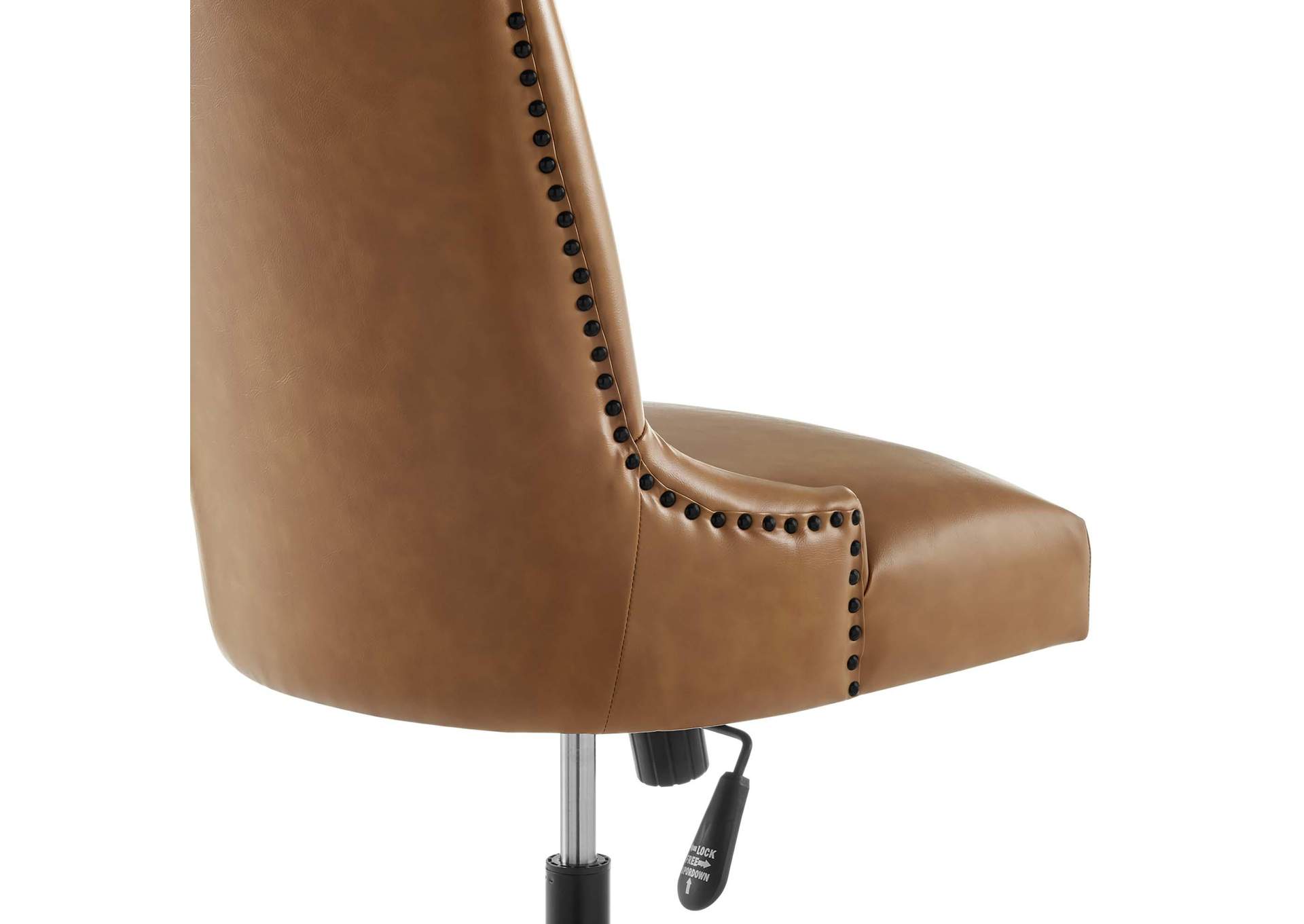 Empower Channel Tufted Vegan Leather Office Chair image 7