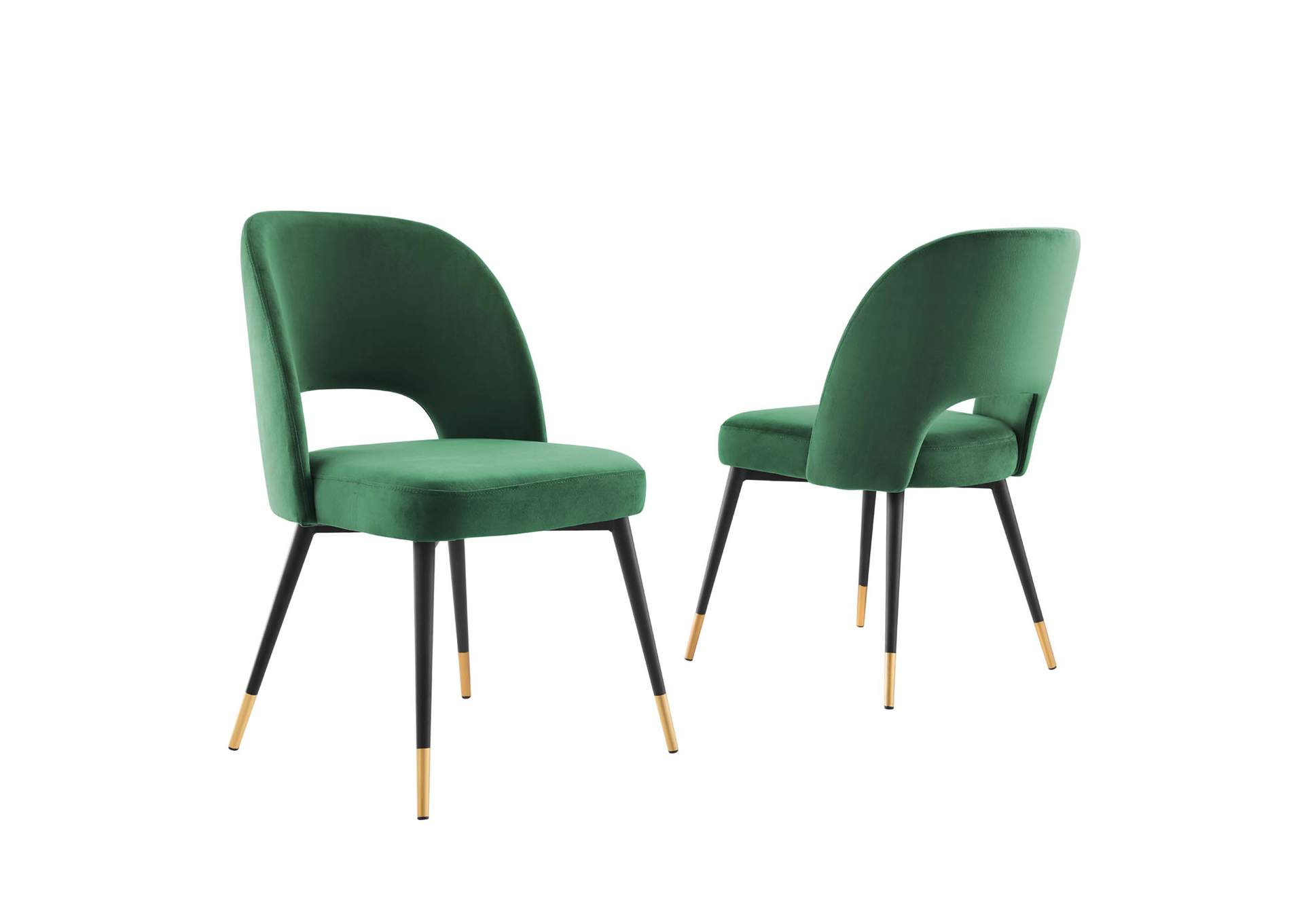 Rouse Performance Velvet Dining Side Chairs Set Of 2 By Modway image 1