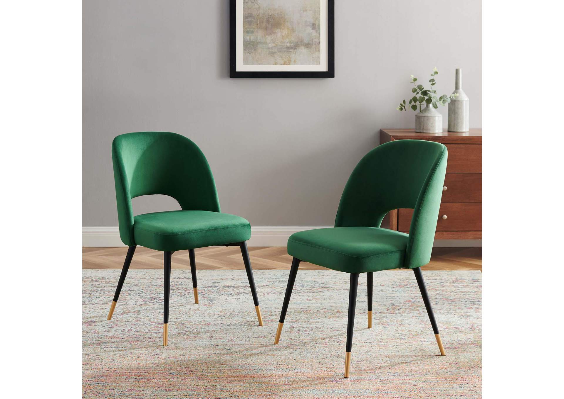 Rouse Performance Velvet Dining Side Chairs - Set Of 2 image 7