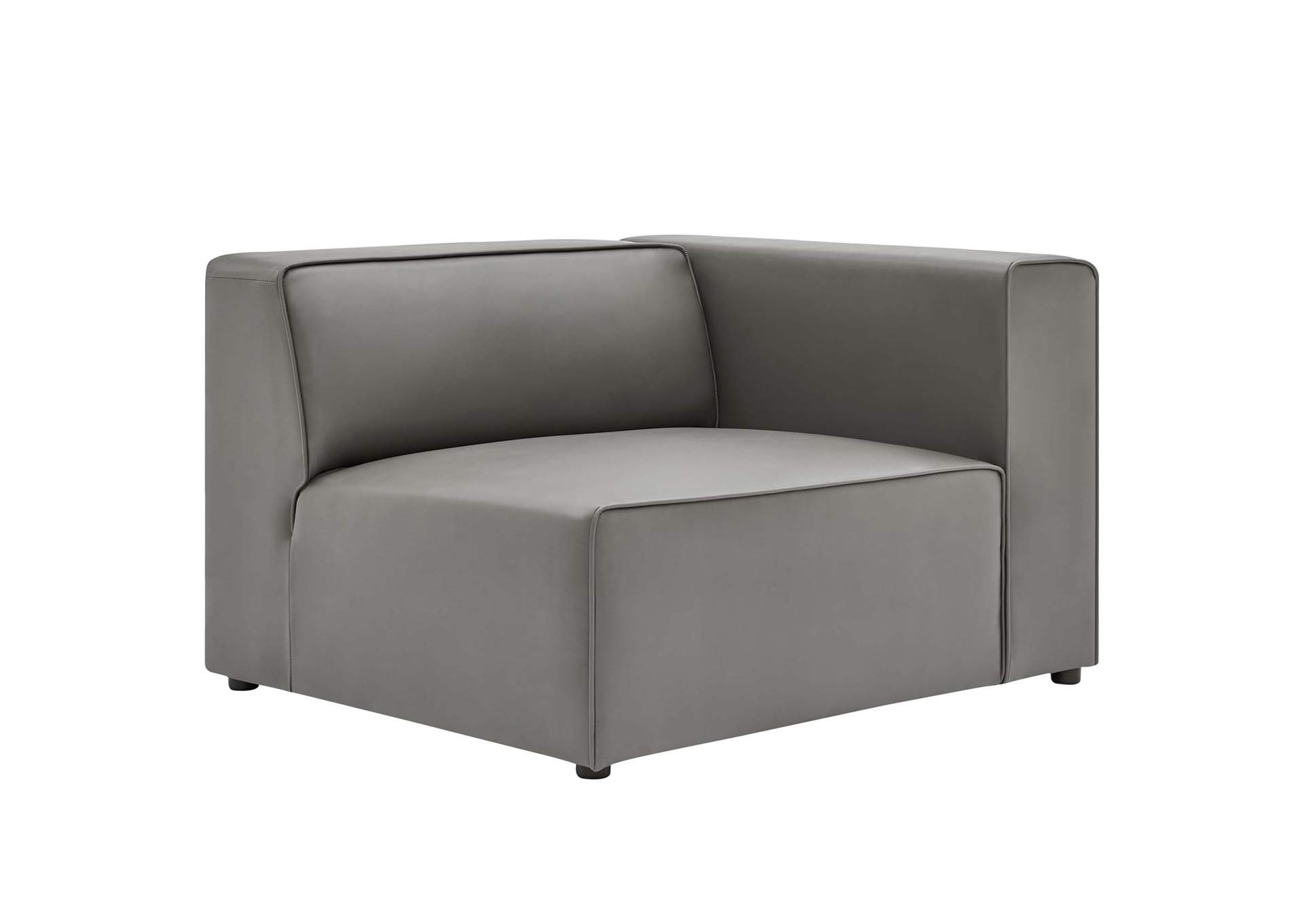 Mingle Vegan Leather Right-Arm Chair By Modway image 1