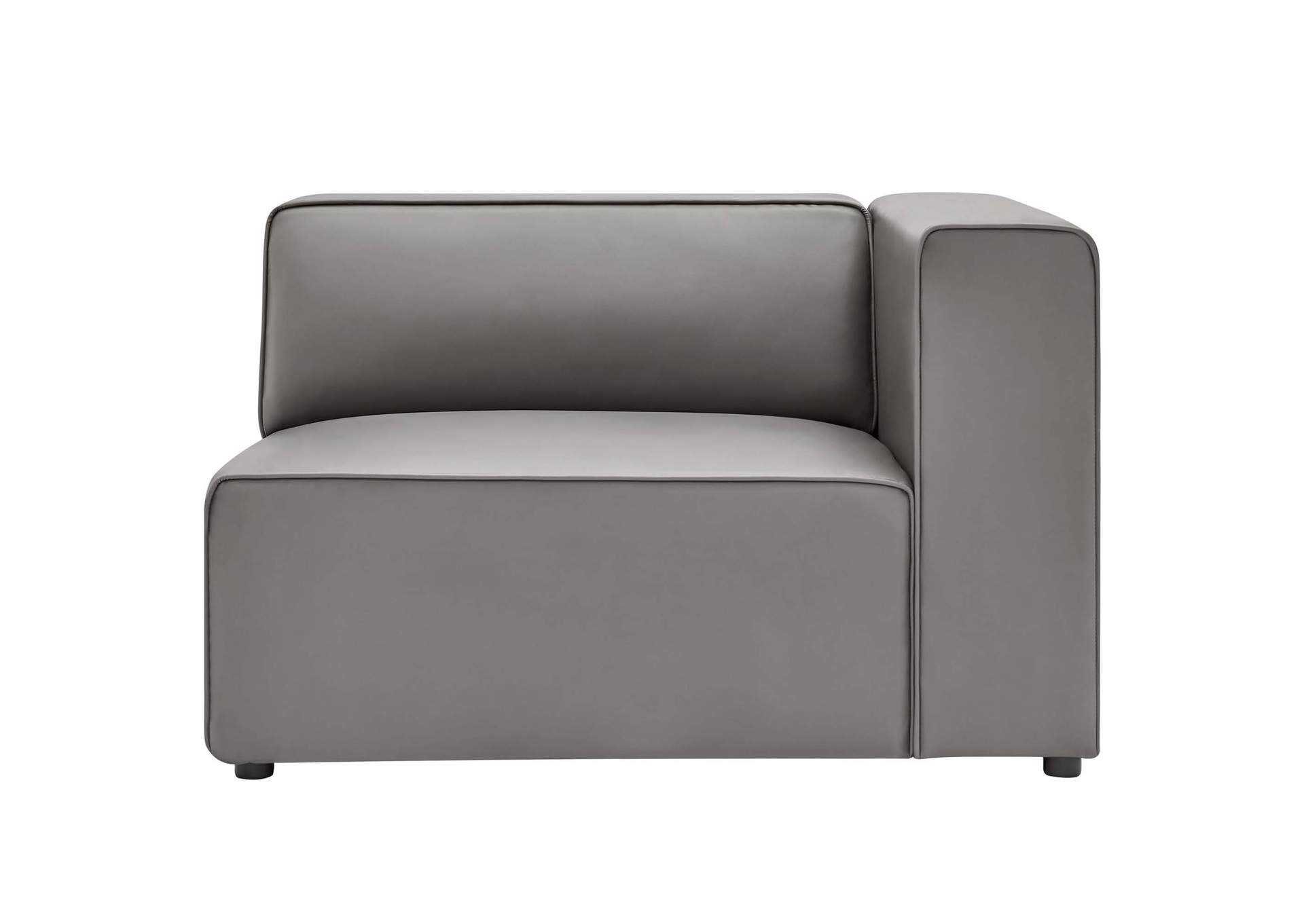Mingle Vegan Leather Right-Arm Chair image 4