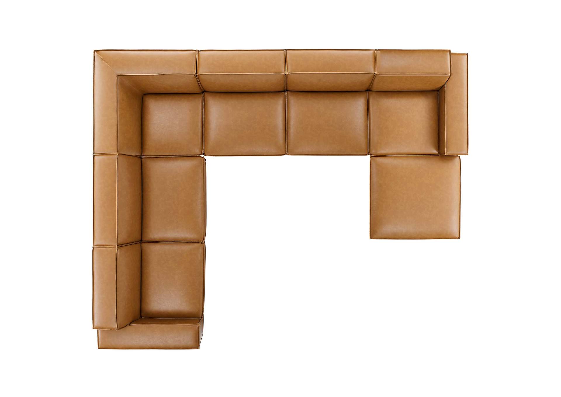 Restore 7-Piece Vegan Leather Sectional Sofa