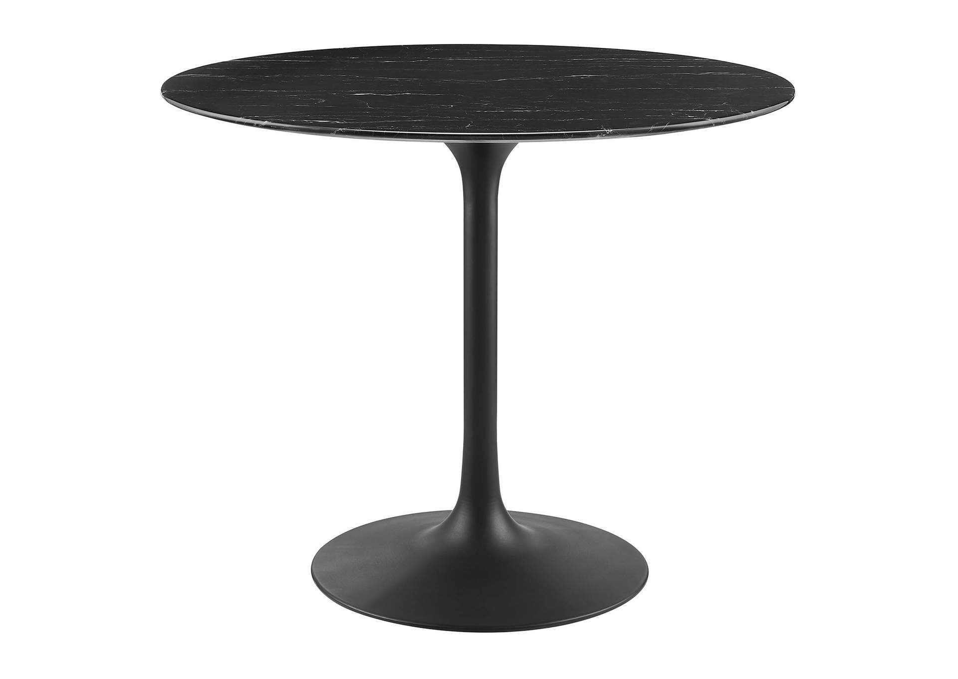 Lippa 36" Round Faux Marble Dining Table By Modway