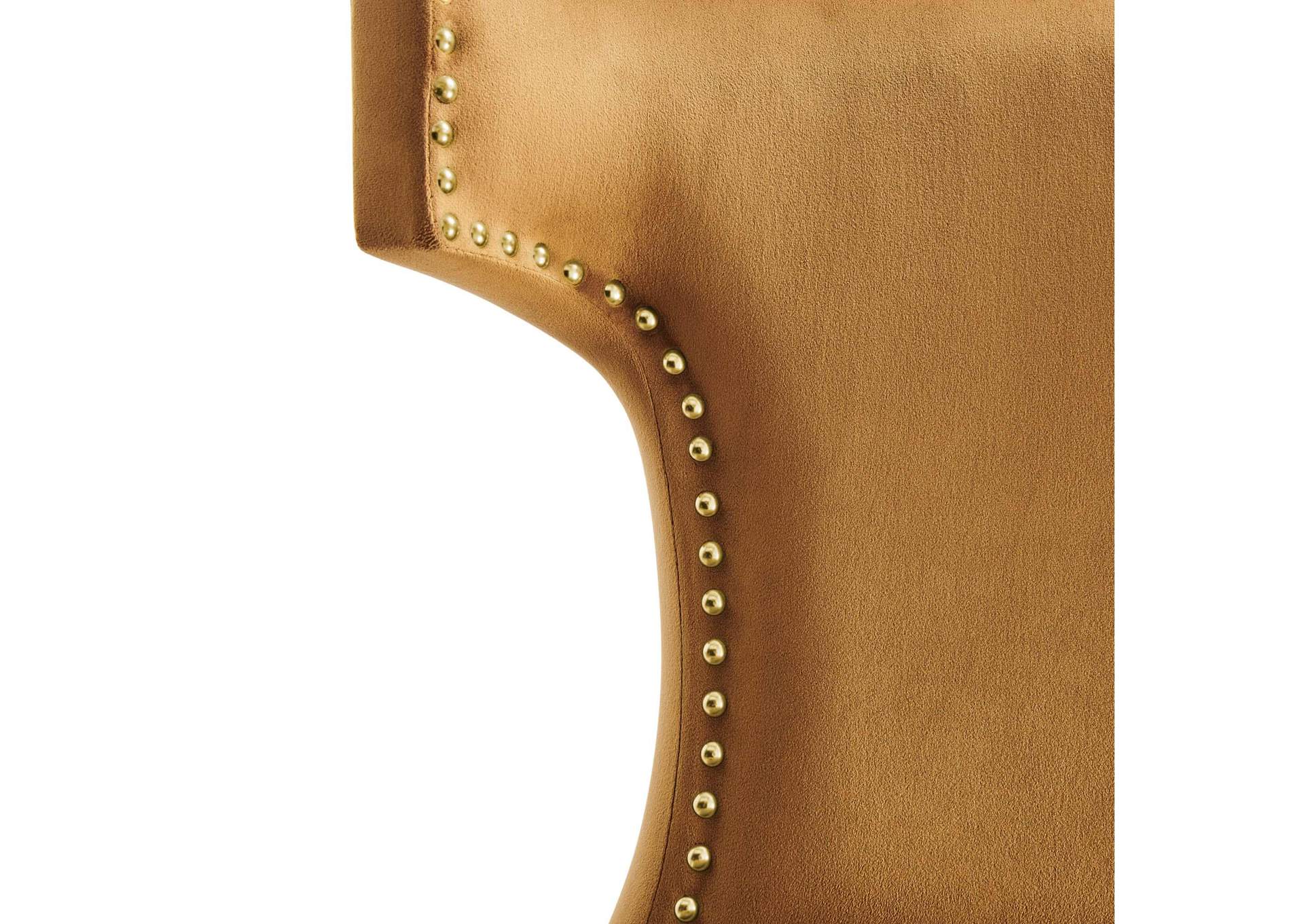 Curve Performance Velvet Dining Chairs - Set Of 2 image 7