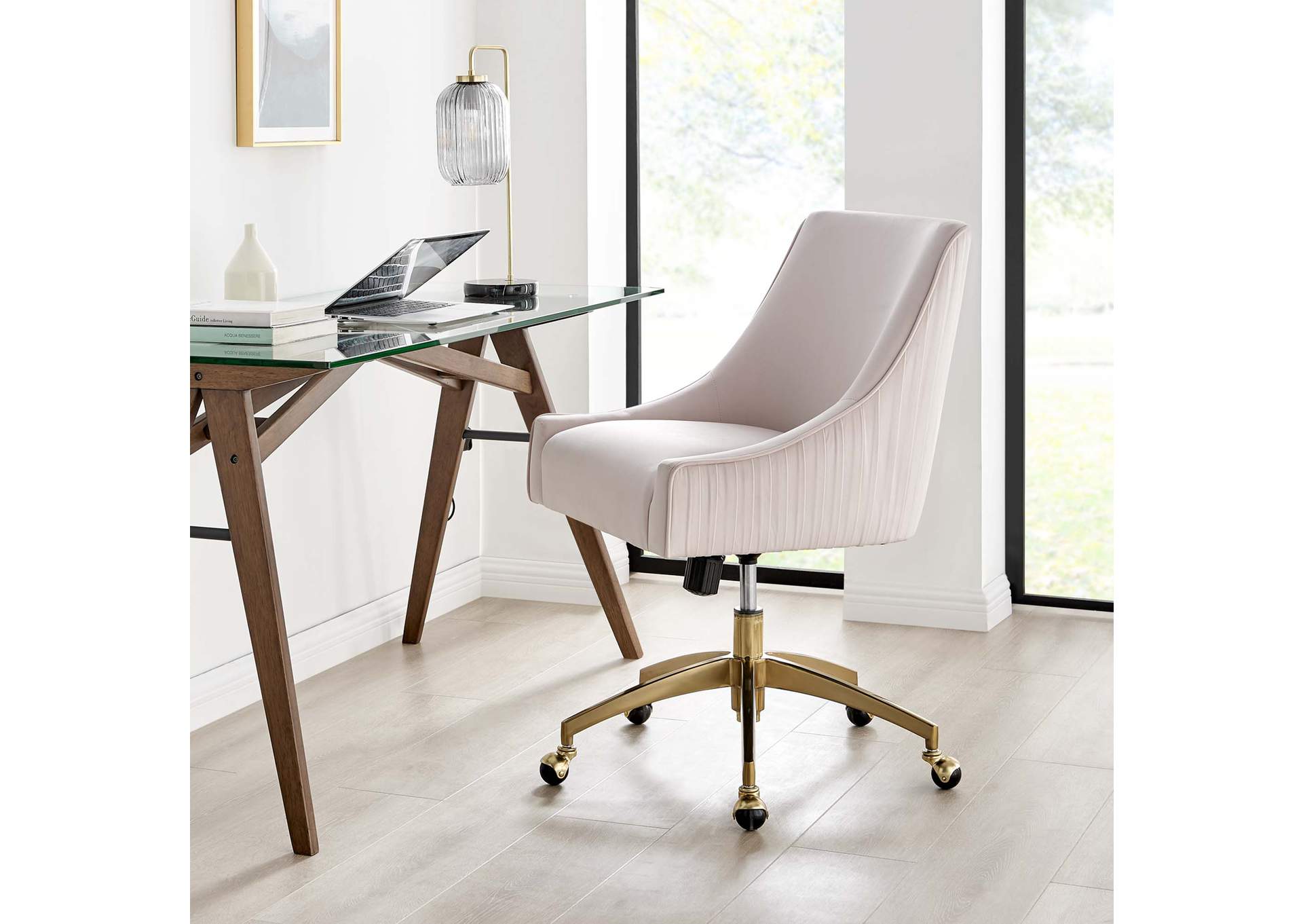 Discern Performance Velvet Office Chair image 6