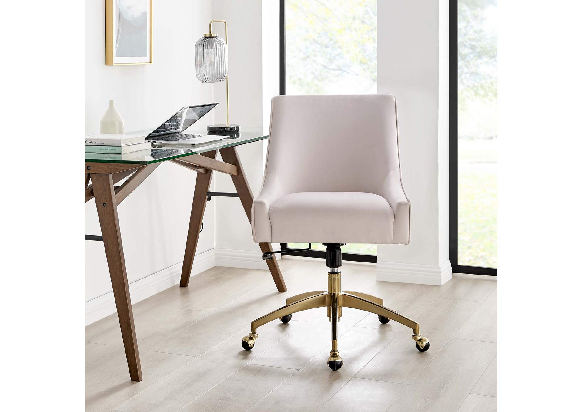 Discern Performance Velvet Office Chair image 8