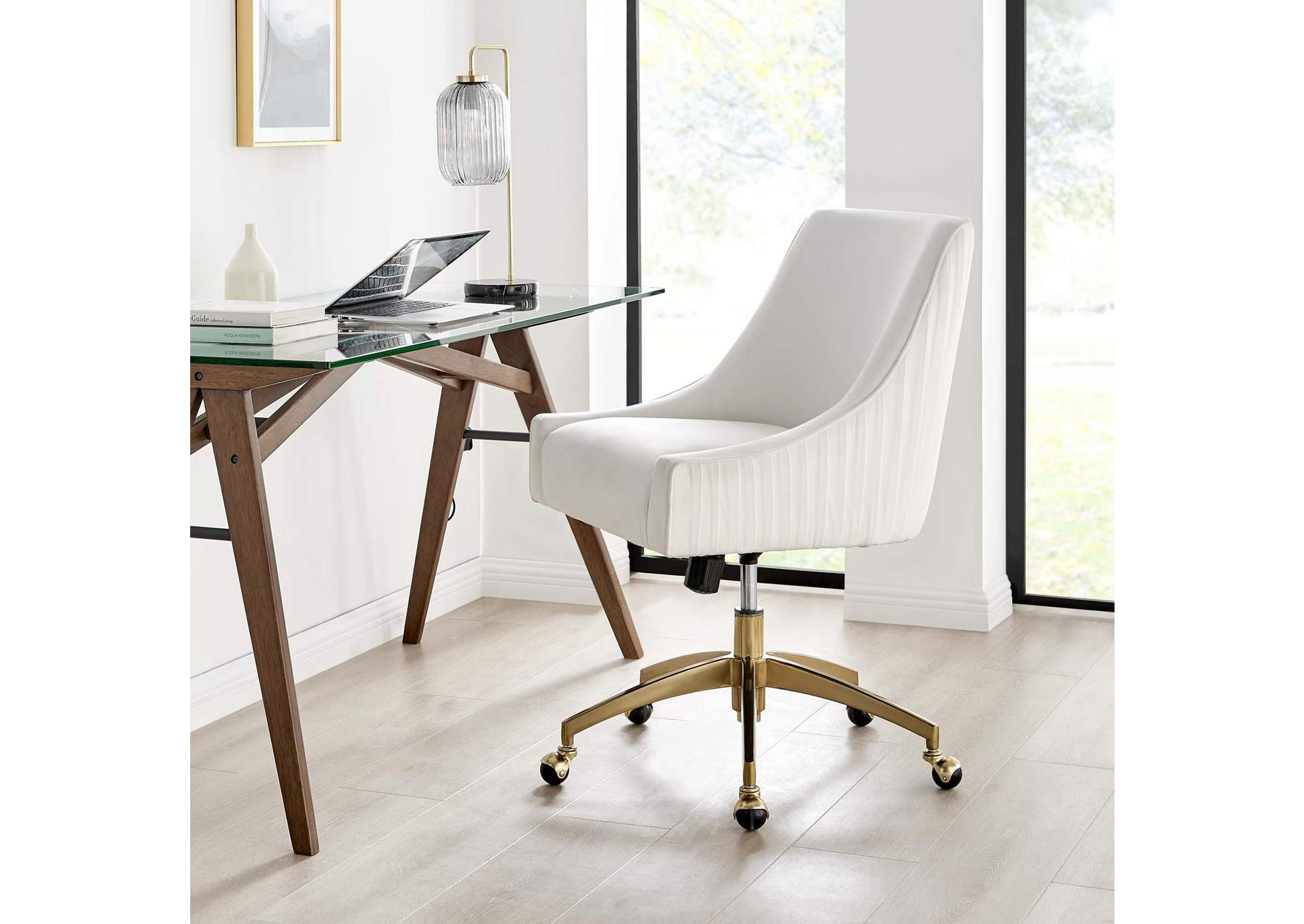 Discern Performance Velvet Office Chair image 6