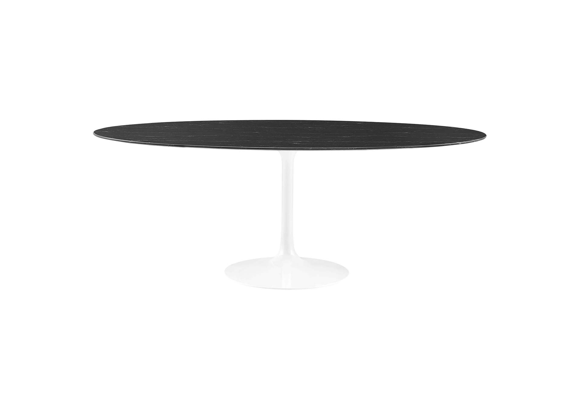 Lippa 78" Oval Faux Marble Dining Table By Modway image 1