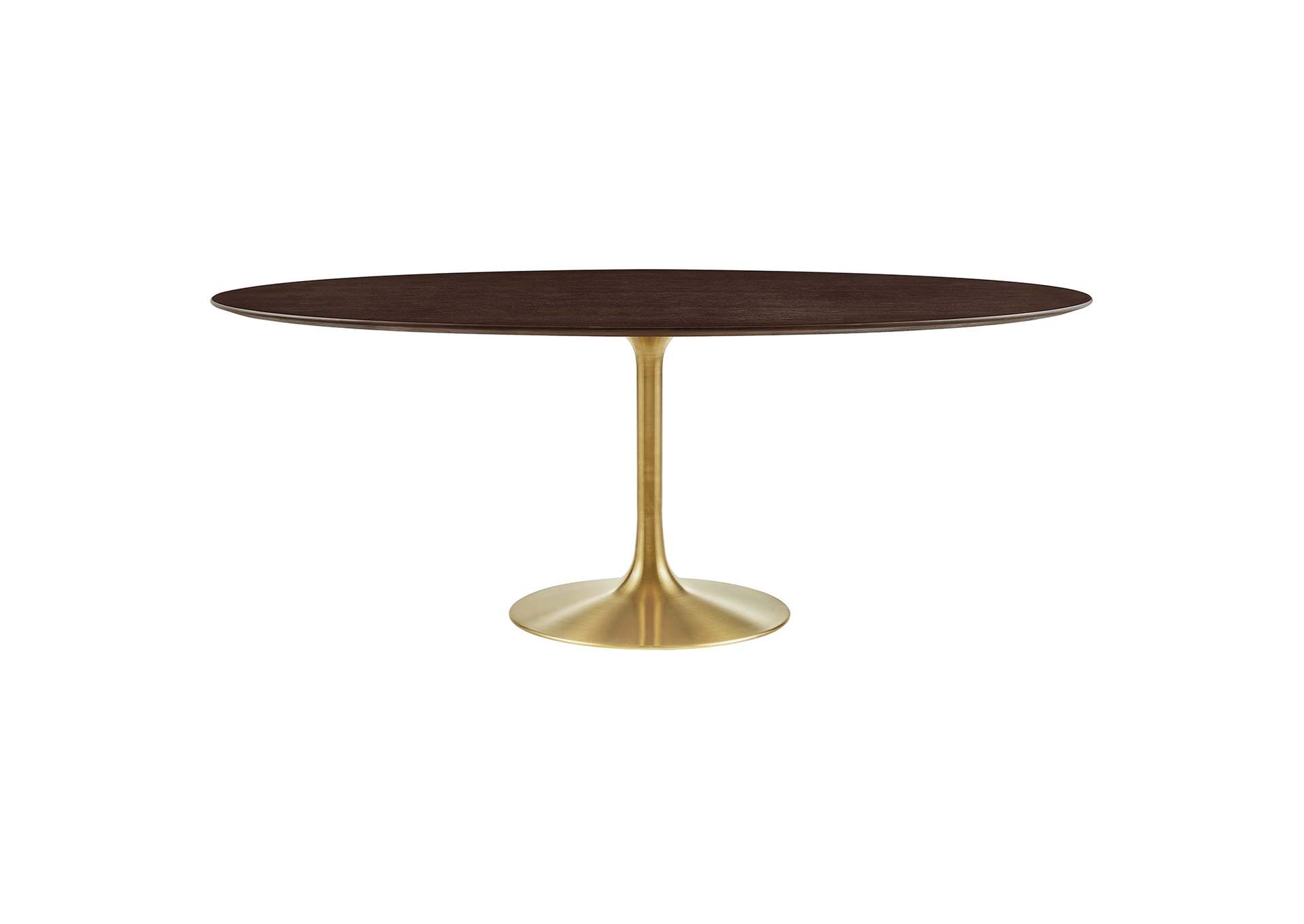 Lippa 78" Oval Wood Dining Table By Modway image 1