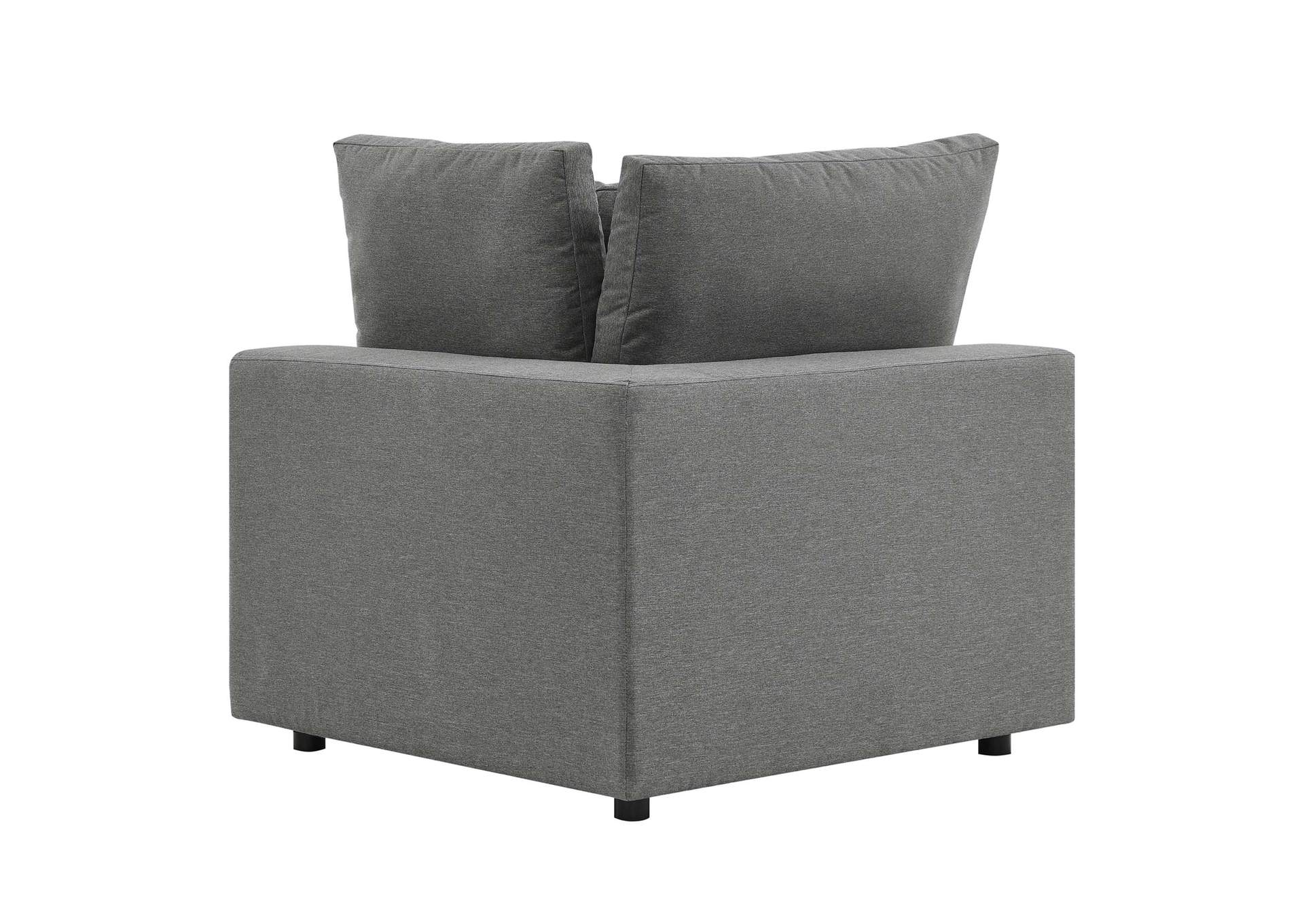Commix Overstuffed Outdoor Patio Loveseat