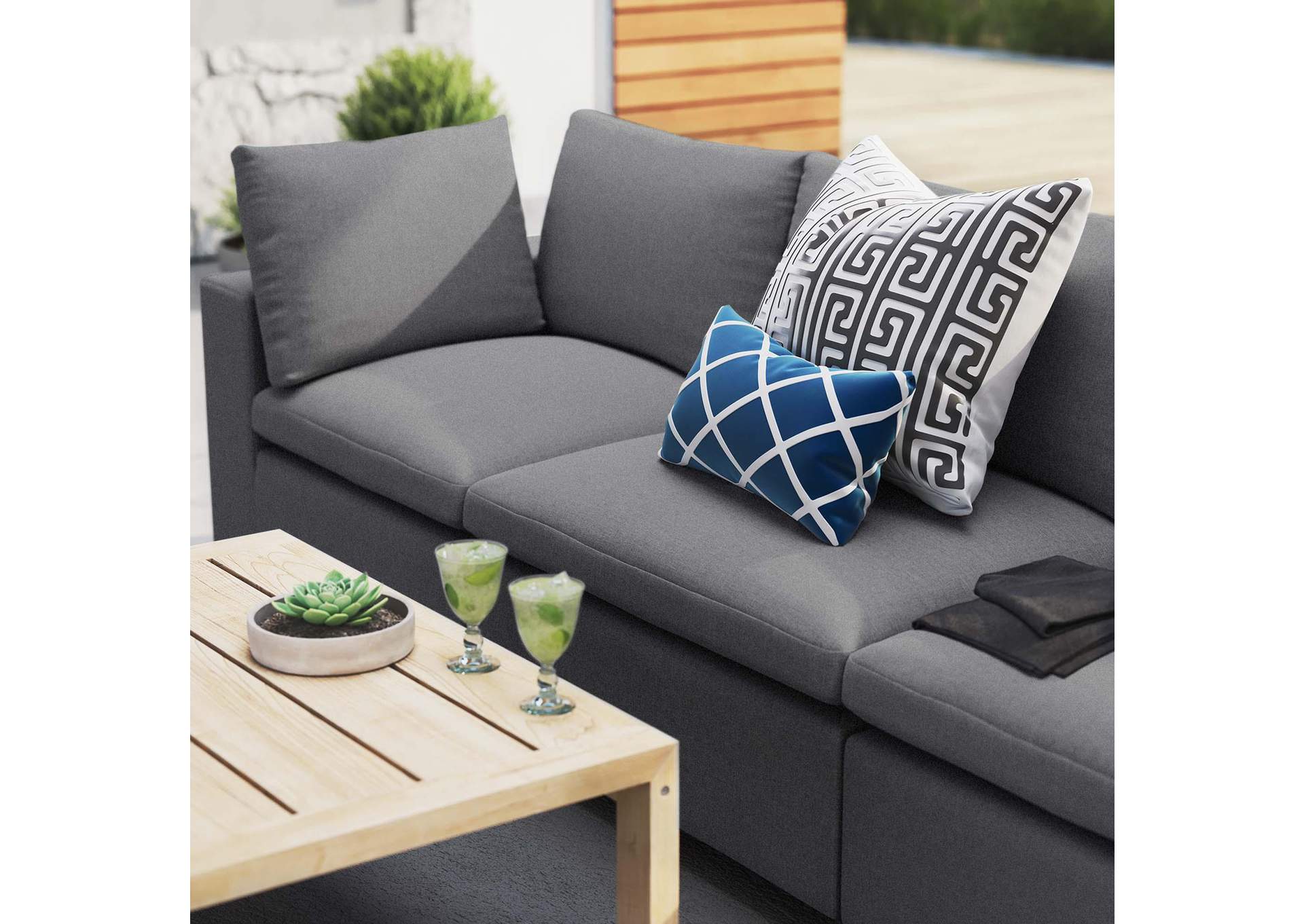 Commix Sunbrella® Outdoor Patio Sofa image 11
