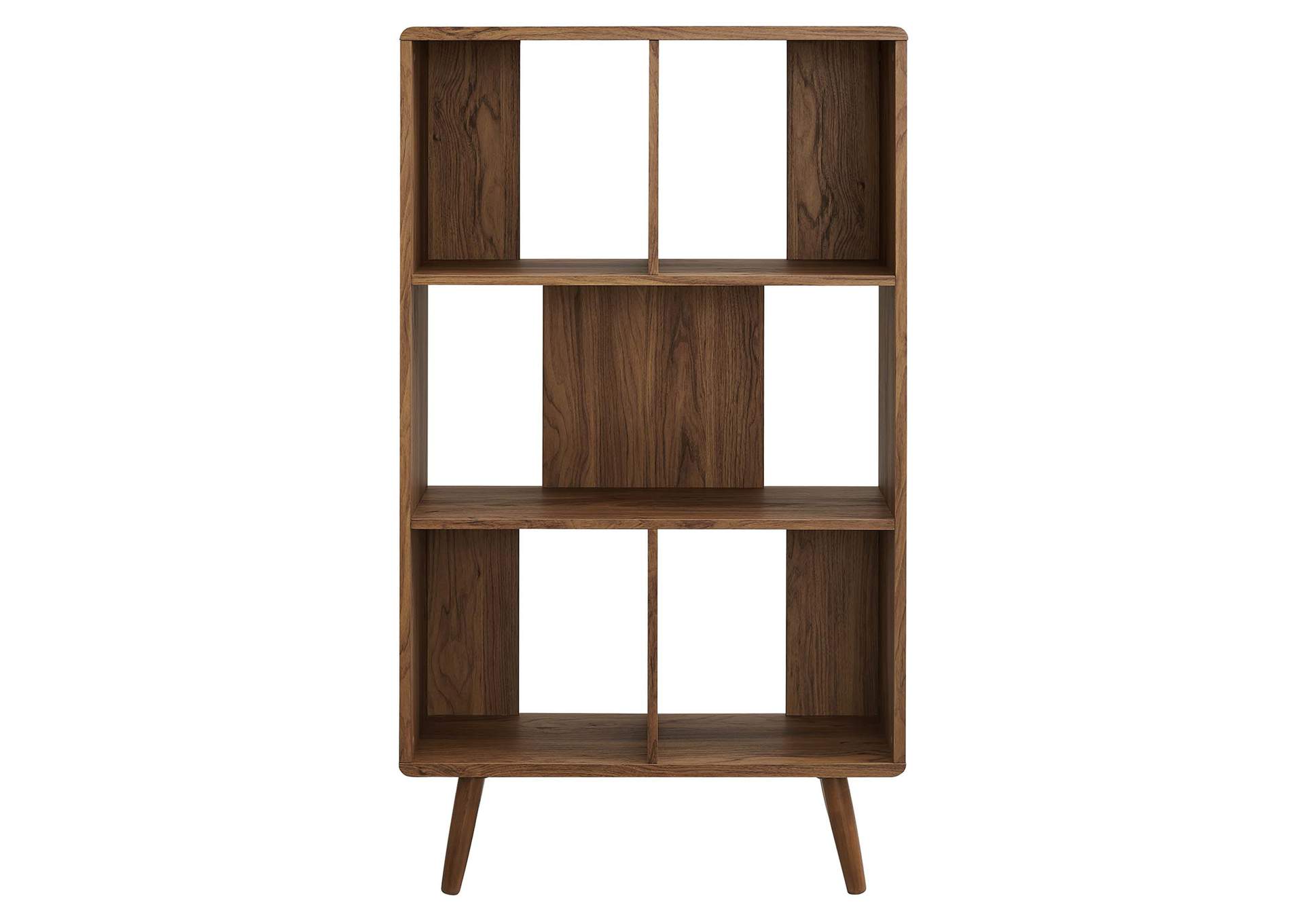 Transmit 5 Shelf Wood Grain Bookcase