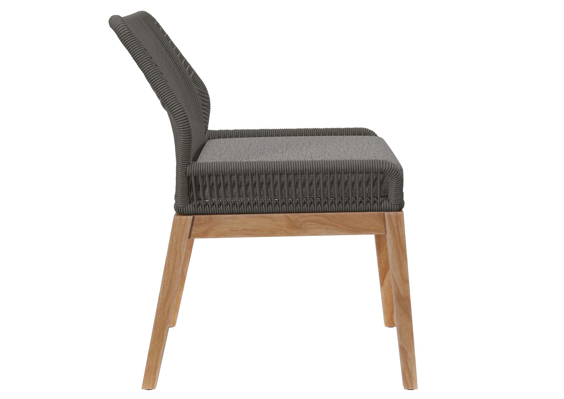 Wellspring Outdoor Patio Teak Wood Dining Chair