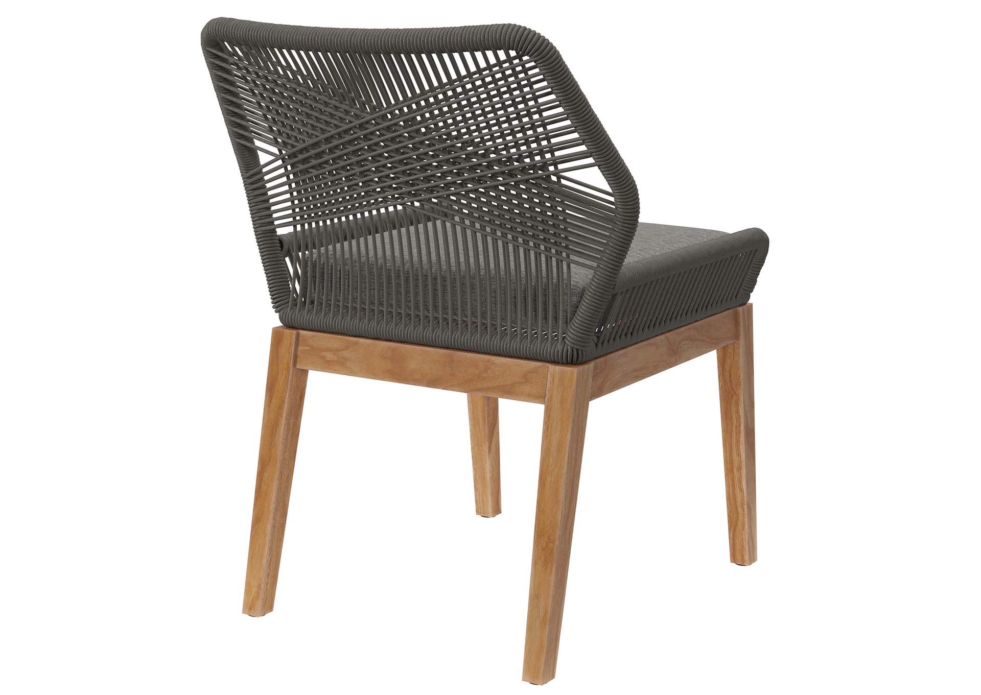 Wellspring Outdoor Patio Teak Wood Dining Chair