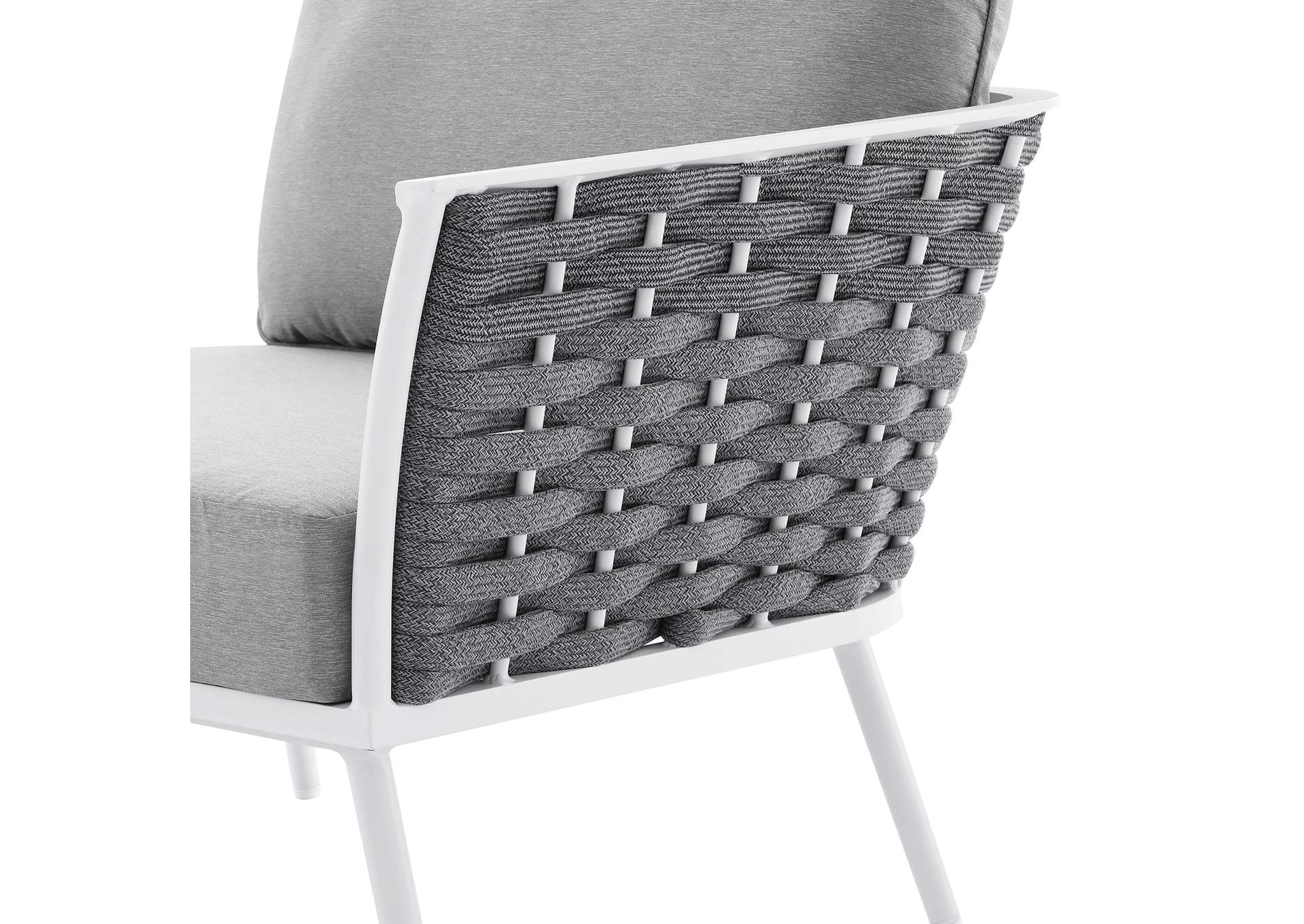 Stance Outdoor Patio Aluminum Large Sectional Sofa image 11