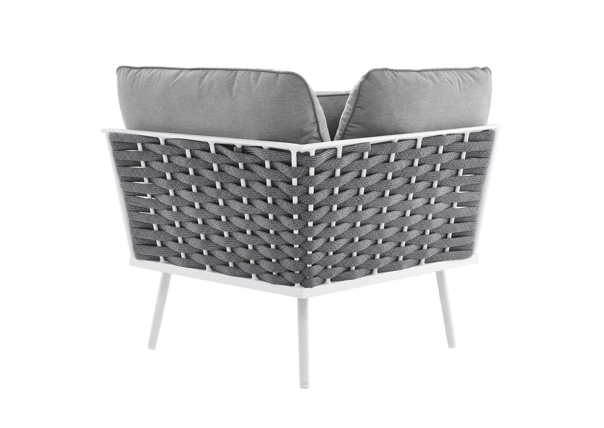 Stance Outdoor Patio Aluminum Large Sectional Sofa image 8