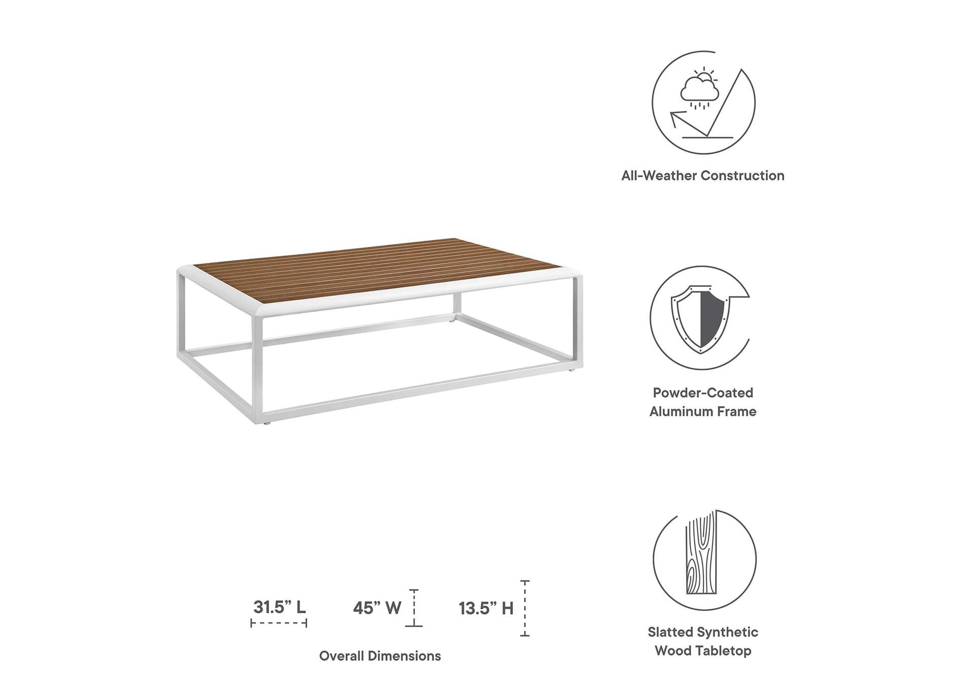 Stance 8 Piece Outdoor Patio Aluminum Sectional Sofa Set image 14