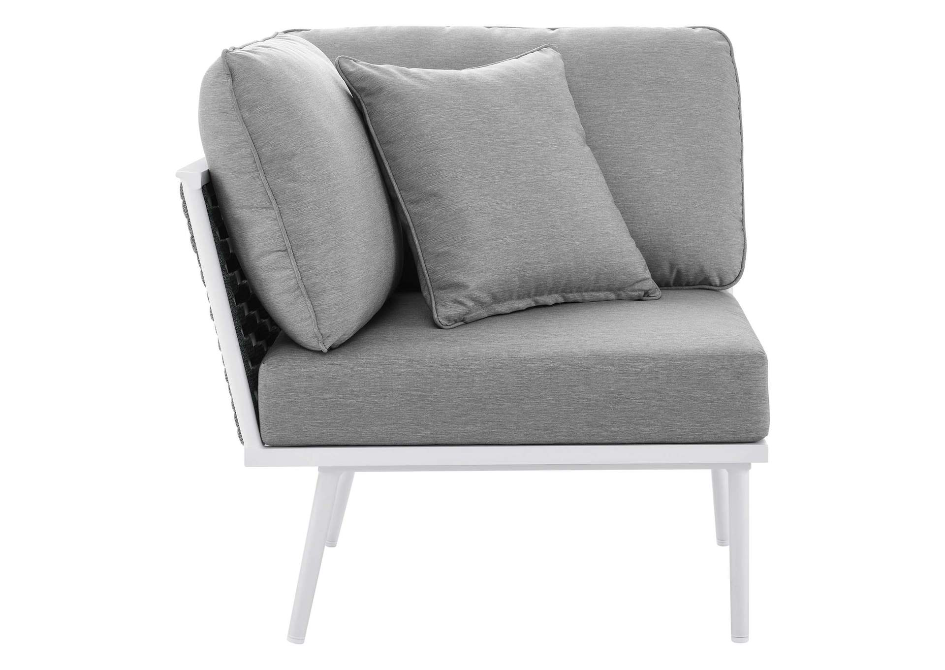 Stance 8 Piece Outdoor Patio Aluminum Sectional Sofa Set image 7