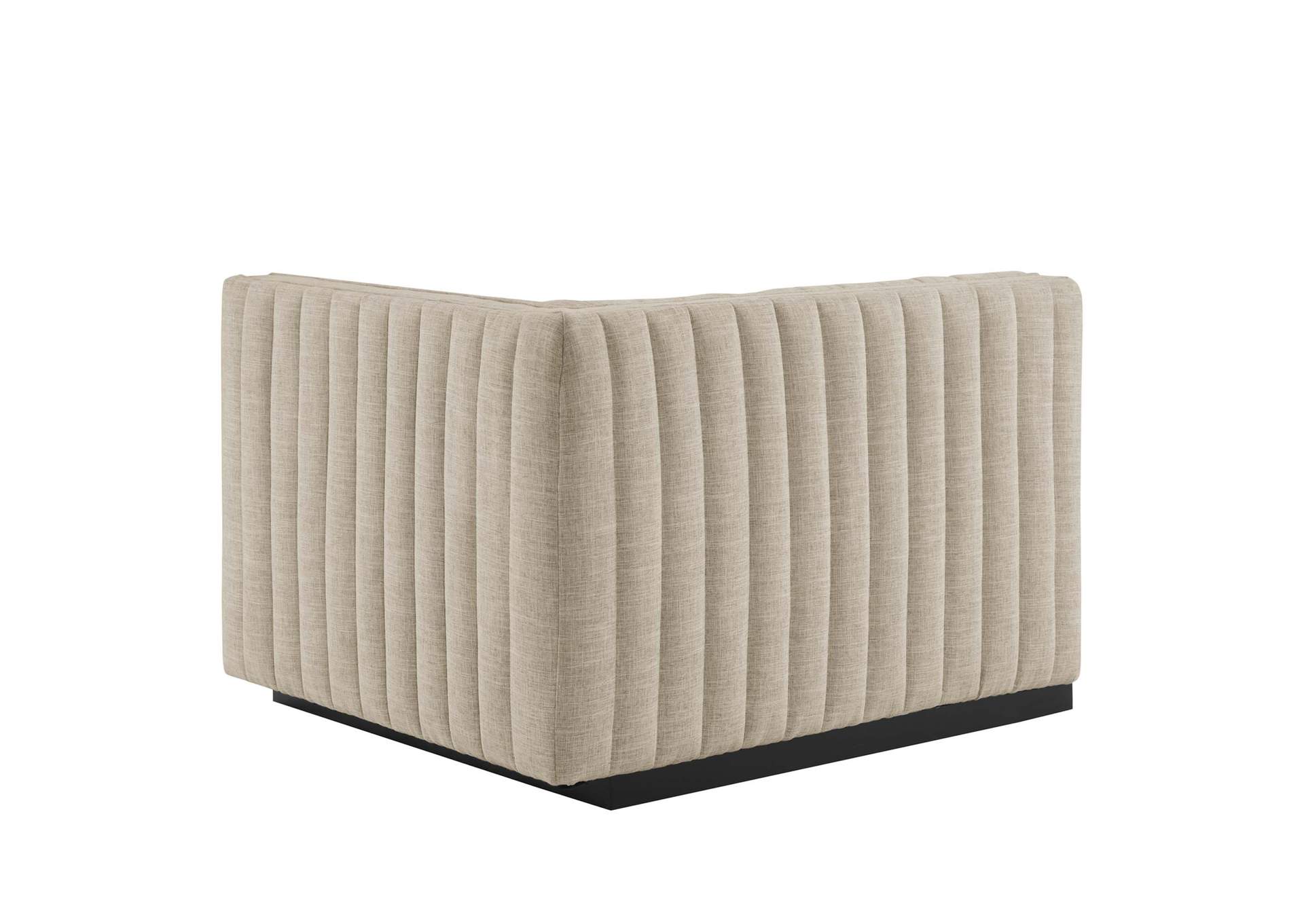 Conjure Channel Tufted Upholstered Fabric Sofa