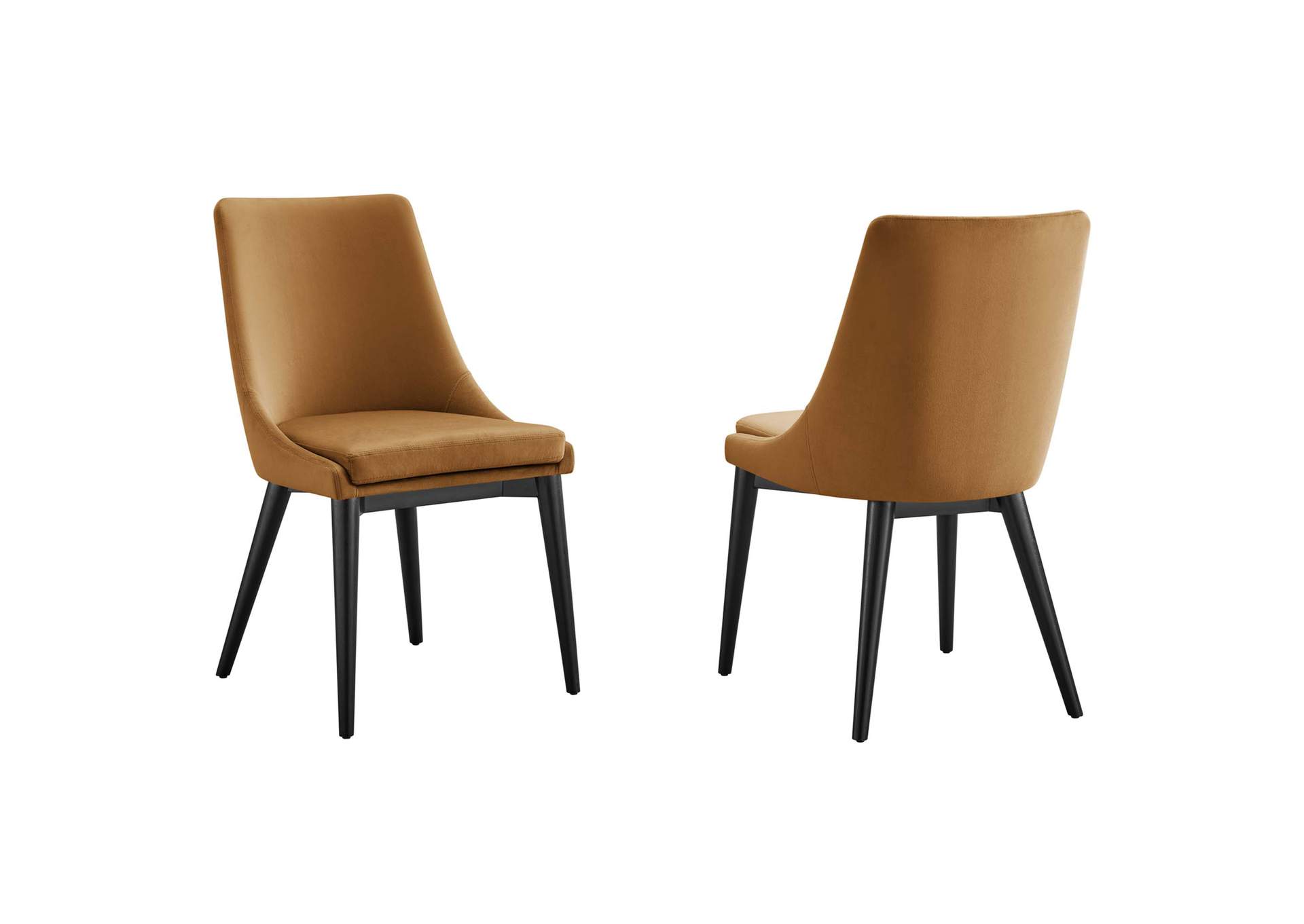 Viscount Accent Performance Velvet Dining Chairs Set Of 2 By Modway image 1