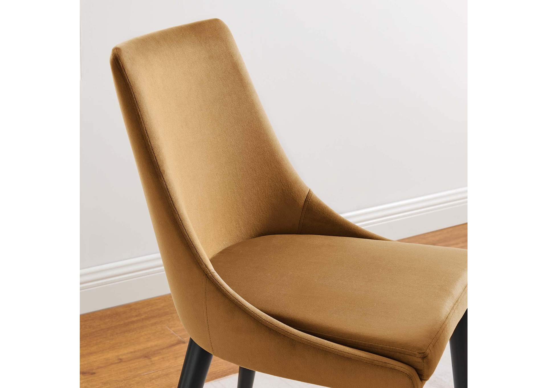 Viscount Accent Performance Velvet Dining Chairs - Set Of 2 image 9