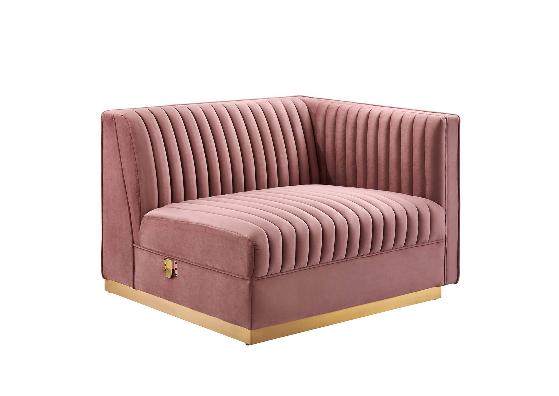Sanguine Channel Tufted Performance Velvet Modular Sectional Sofa Loveseat image 4