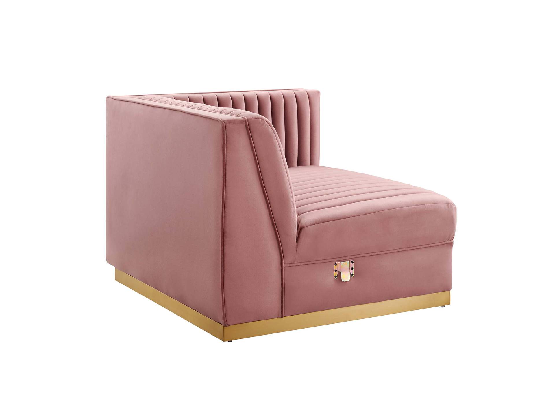 Sanguine Channel Tufted Performance Velvet Modular Sectional Sofa Loveseat image 5