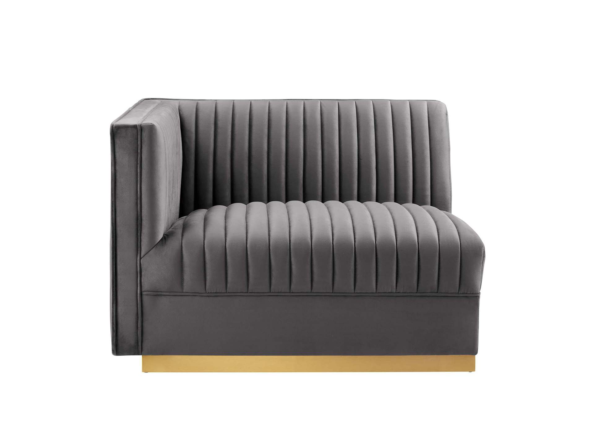 Sanguine Channel Tufted Performance Velvet Modular Sectional Sofa Loveseat image 6