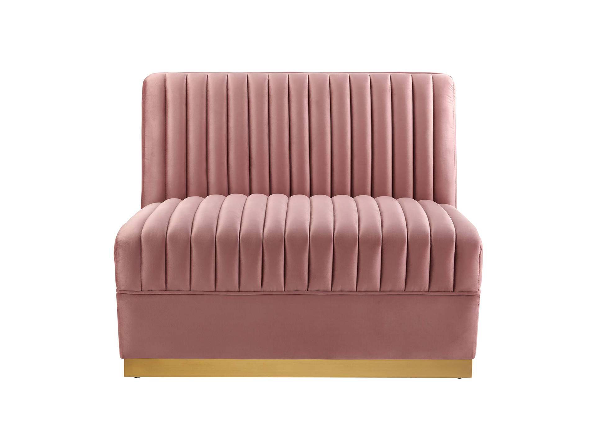 Sanguine Channel Tufted Performance Velvet 4-Seat Modular Sectional Sofa image 6