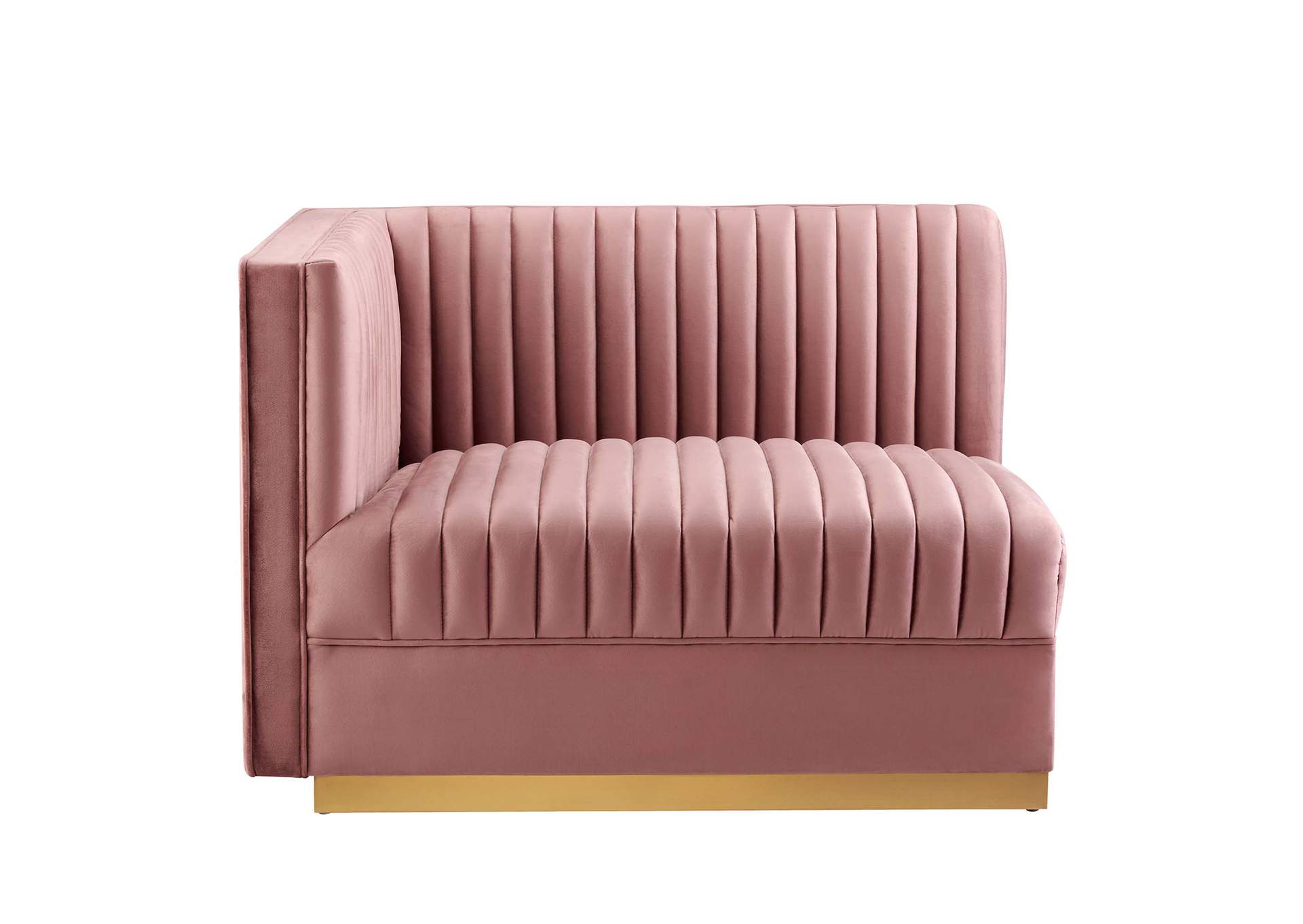 Sanguine Channel Tufted Performance Velvet 5 Piece Modular Sectional Sofa image 6
