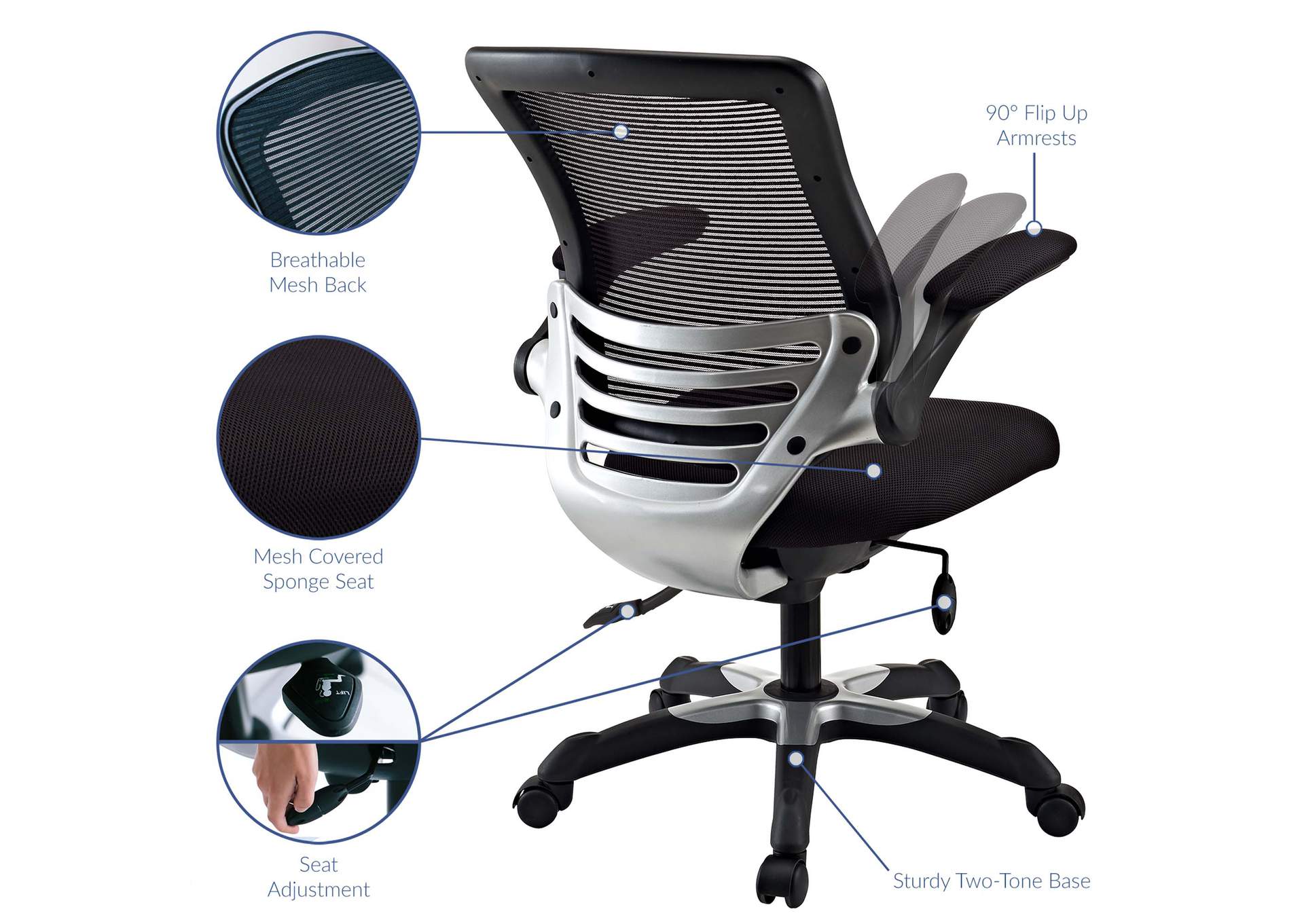 Edge Mesh Office Chair