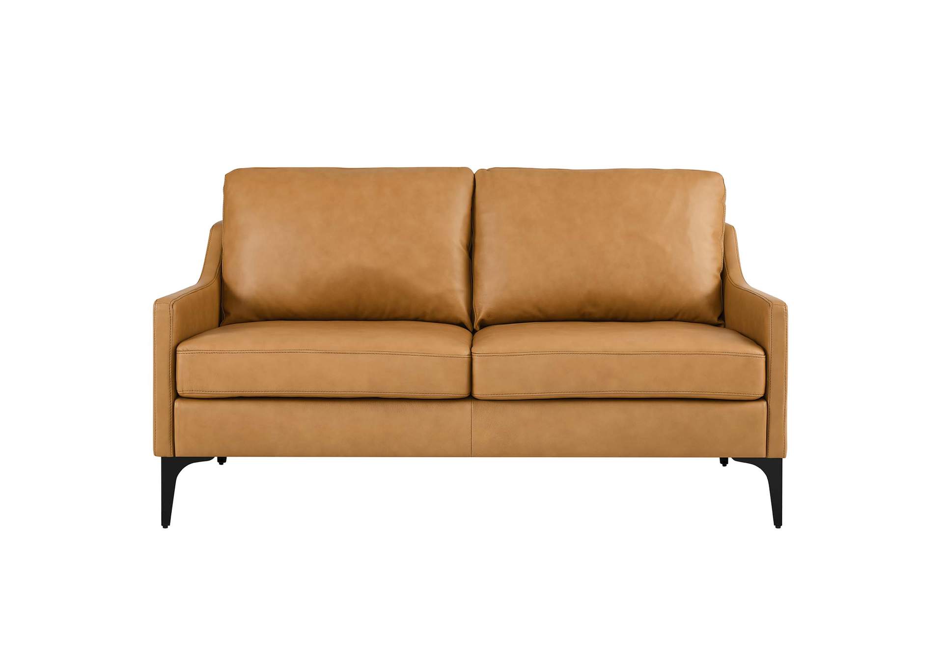 Corland Leather Loveseat